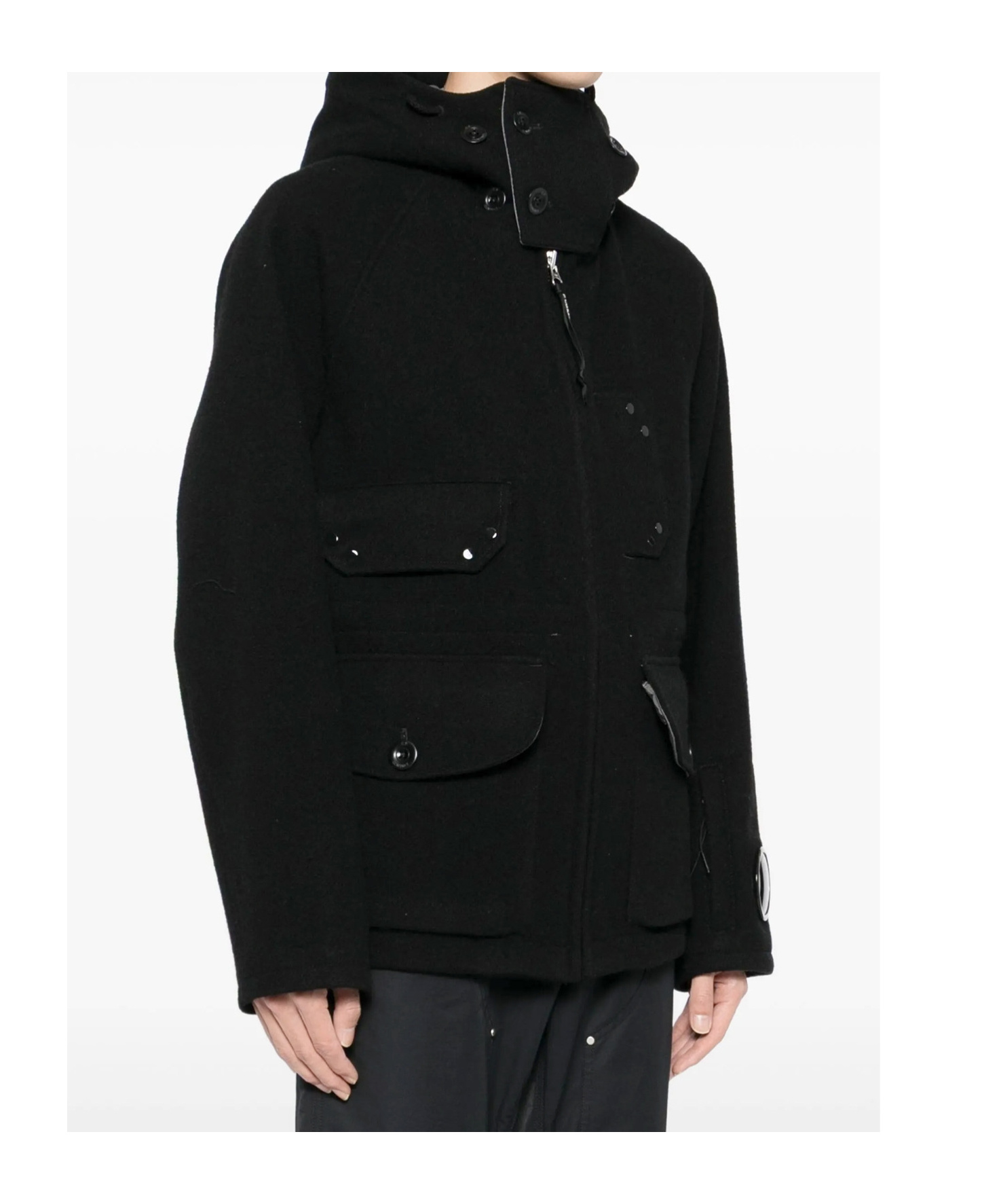 C.p. Company C. P. Company Wool Jacket In Black