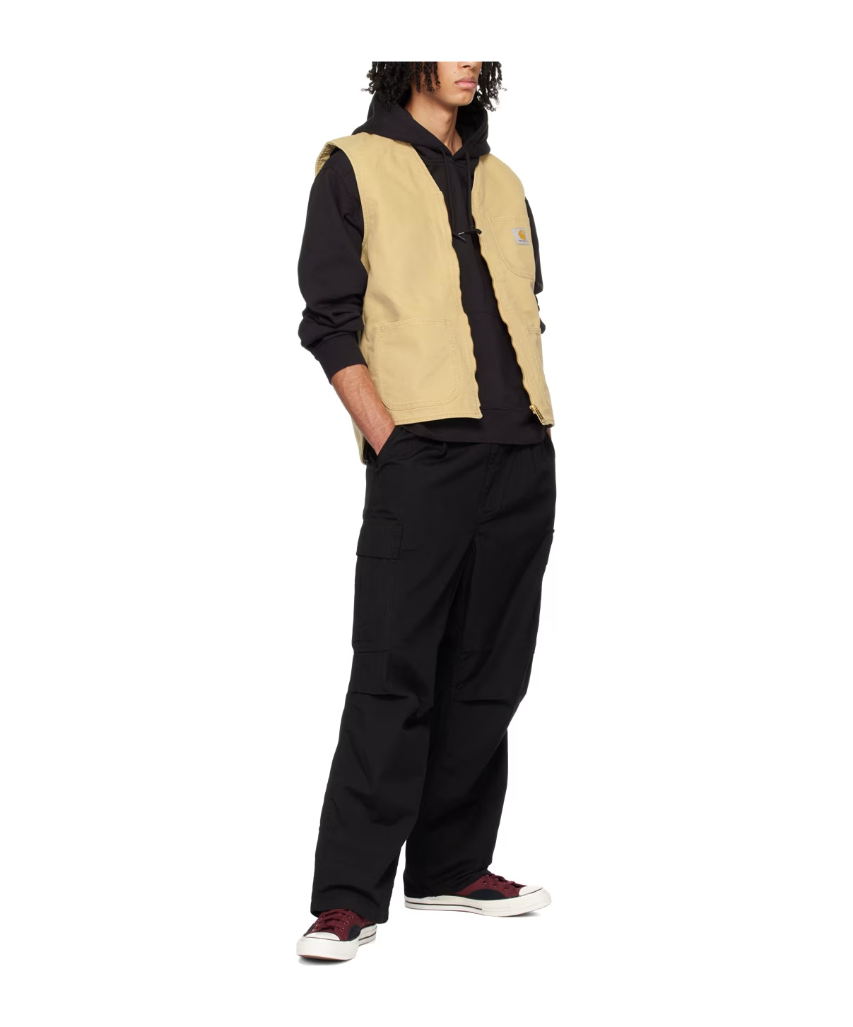 Carhartt Arbor Logo Vest In Black