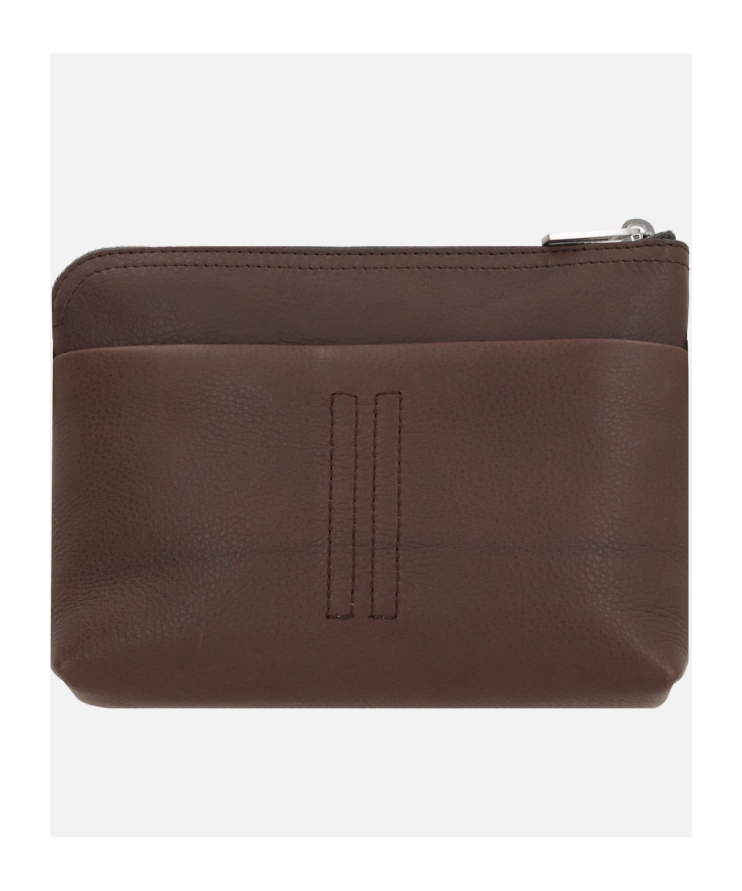 Rick Owens Logo Shoulder Bag In Brown