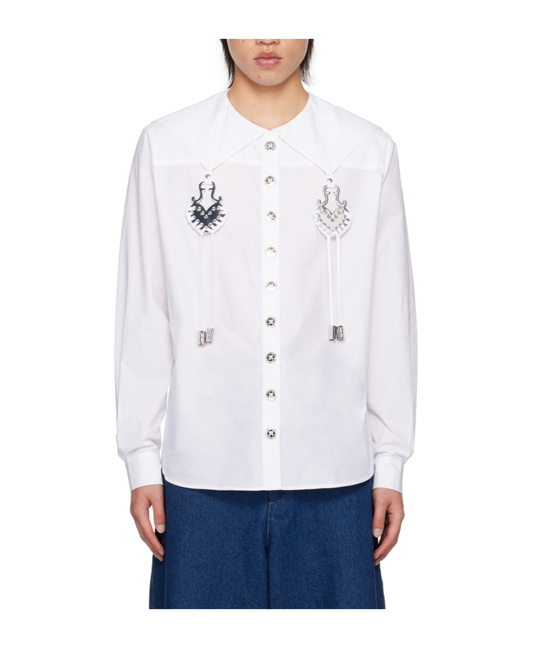 Chopova Lowena Ossel Long-sleeved Shirt In White