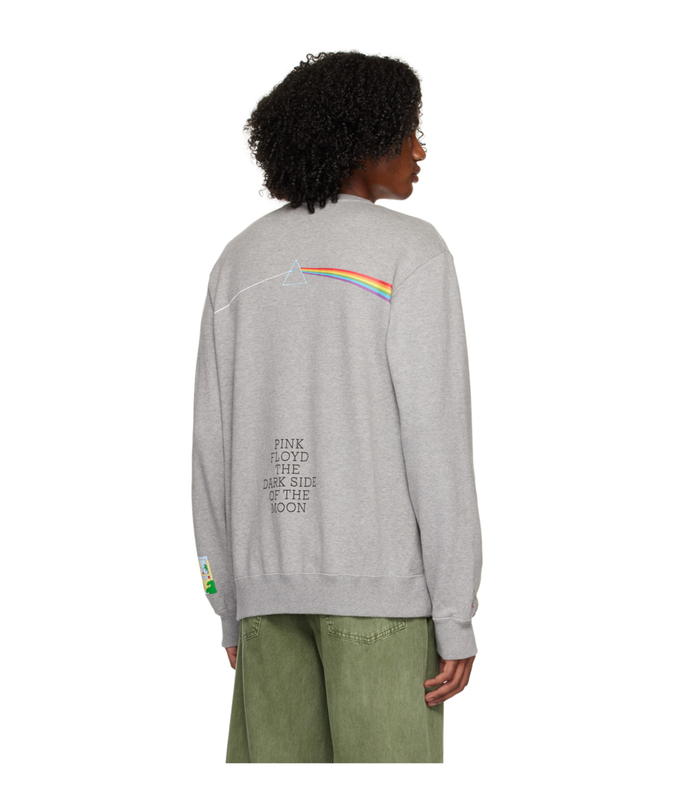 Undercover Rib Round-neck Sweater In Gray