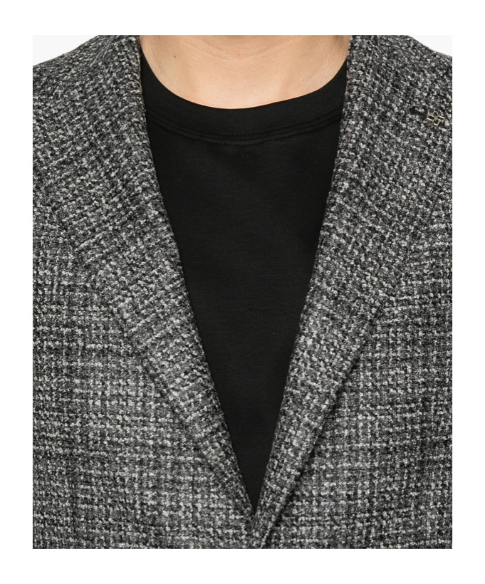 Tagliatore Long Sleeve Blazer In Gray