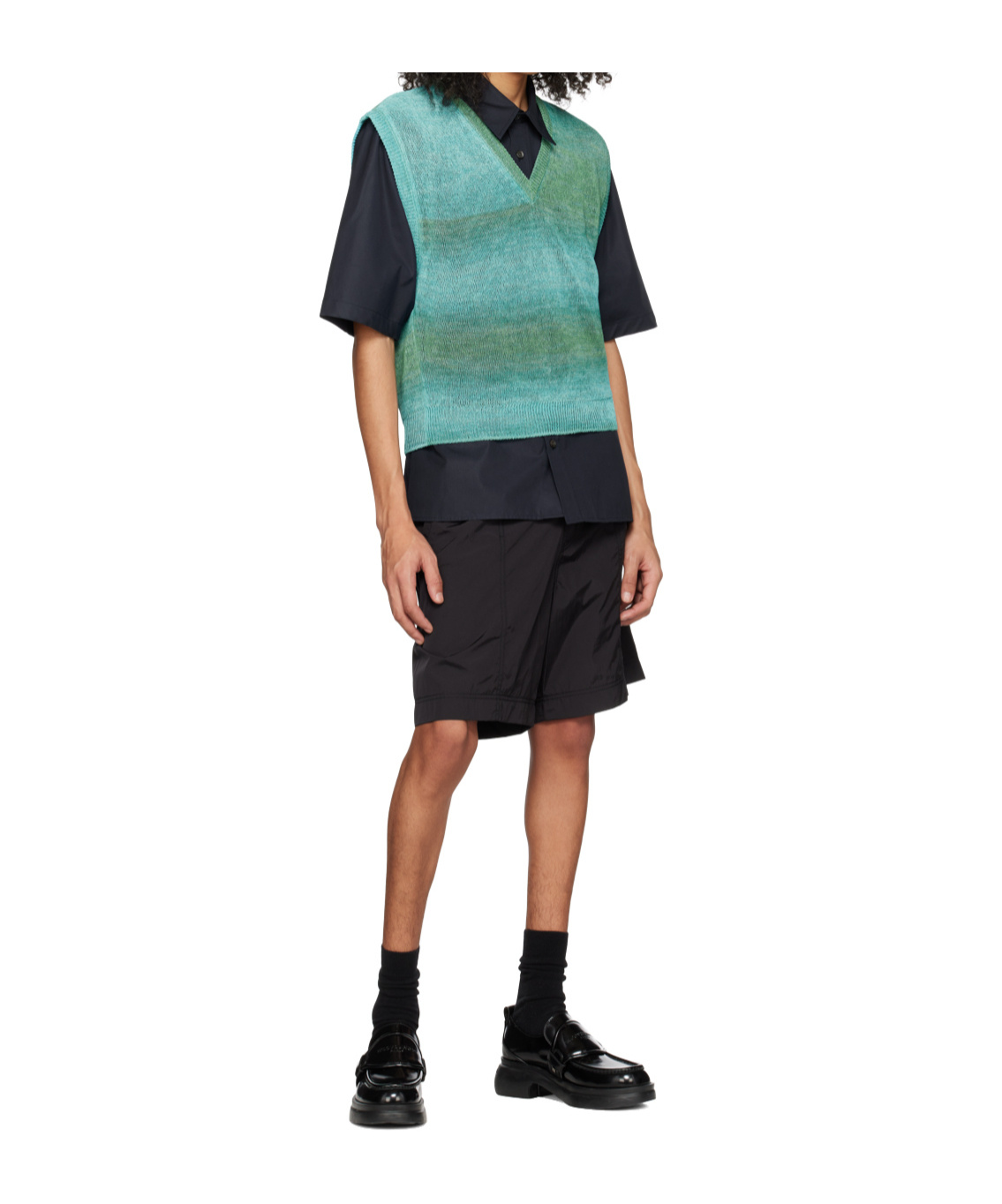 Wooyoungmi Short-sleeved Pocket Shirt In Black