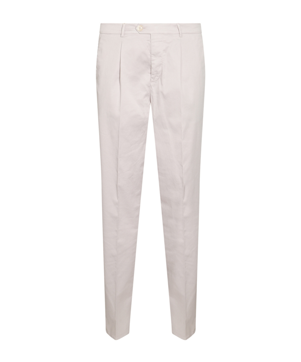 Brunello Cucinelli Belt-loop Casual Pants In White
