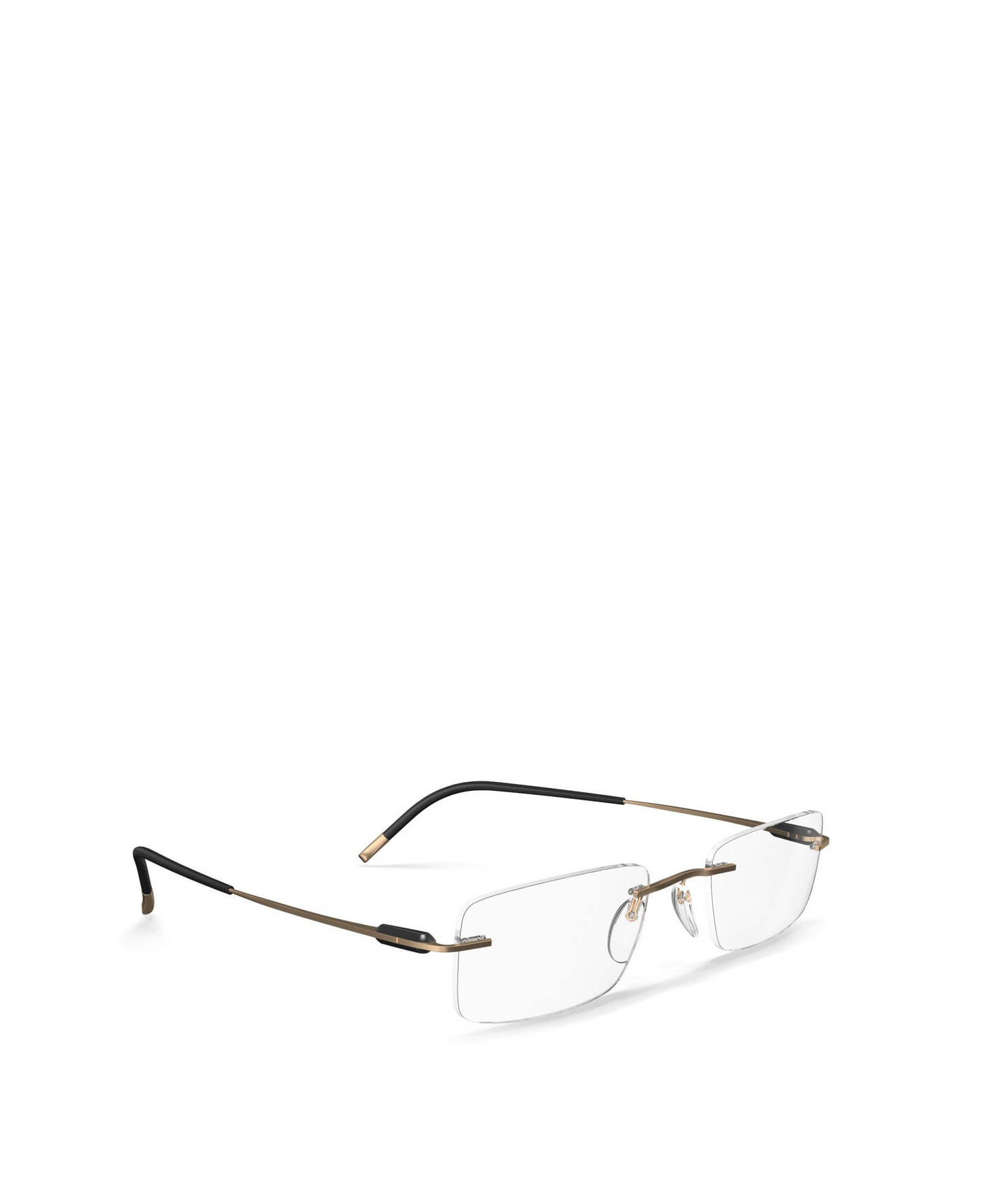 Silhouette Frameless Flat Mirror In White