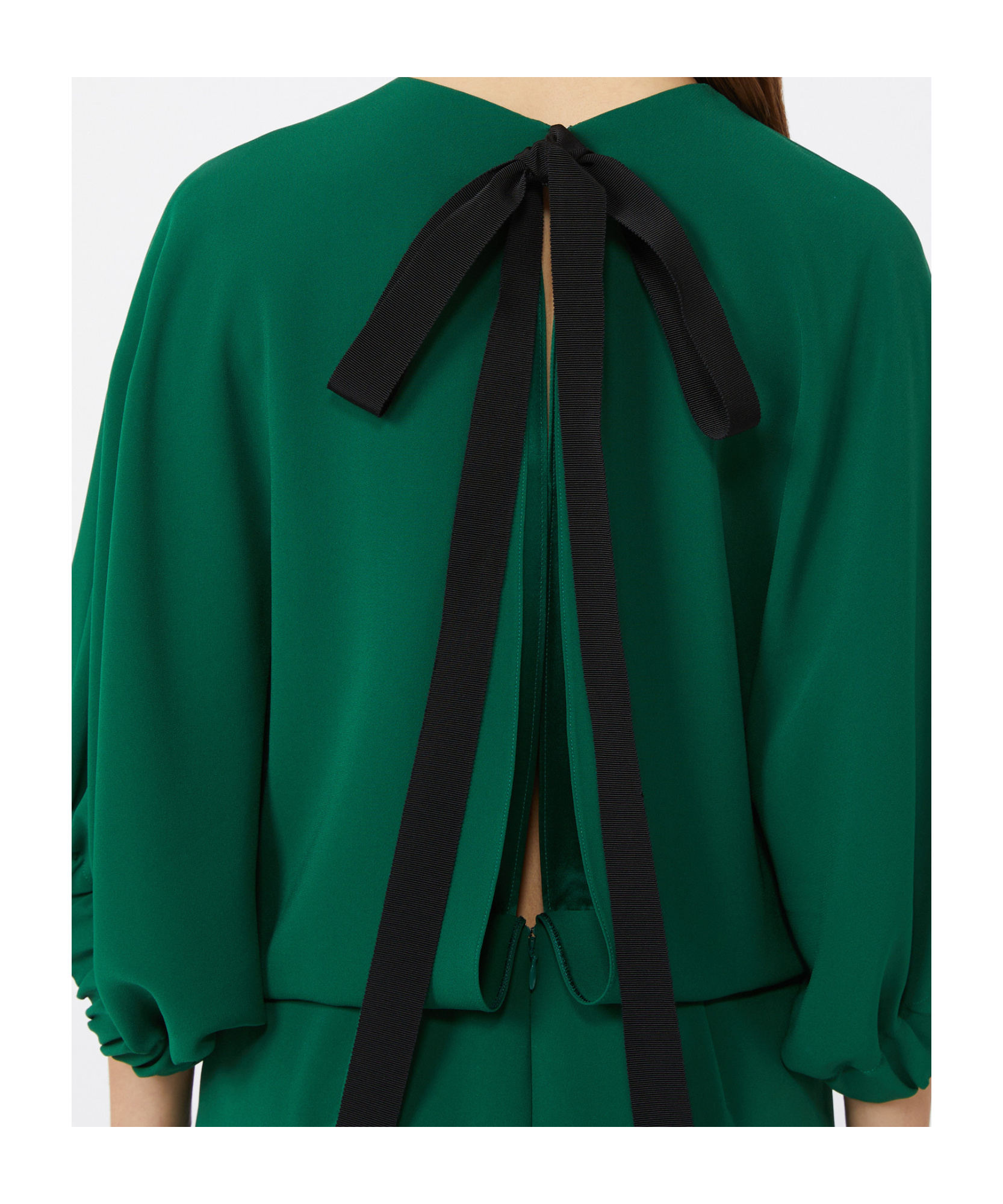 Max Mara Cady Dress In Green