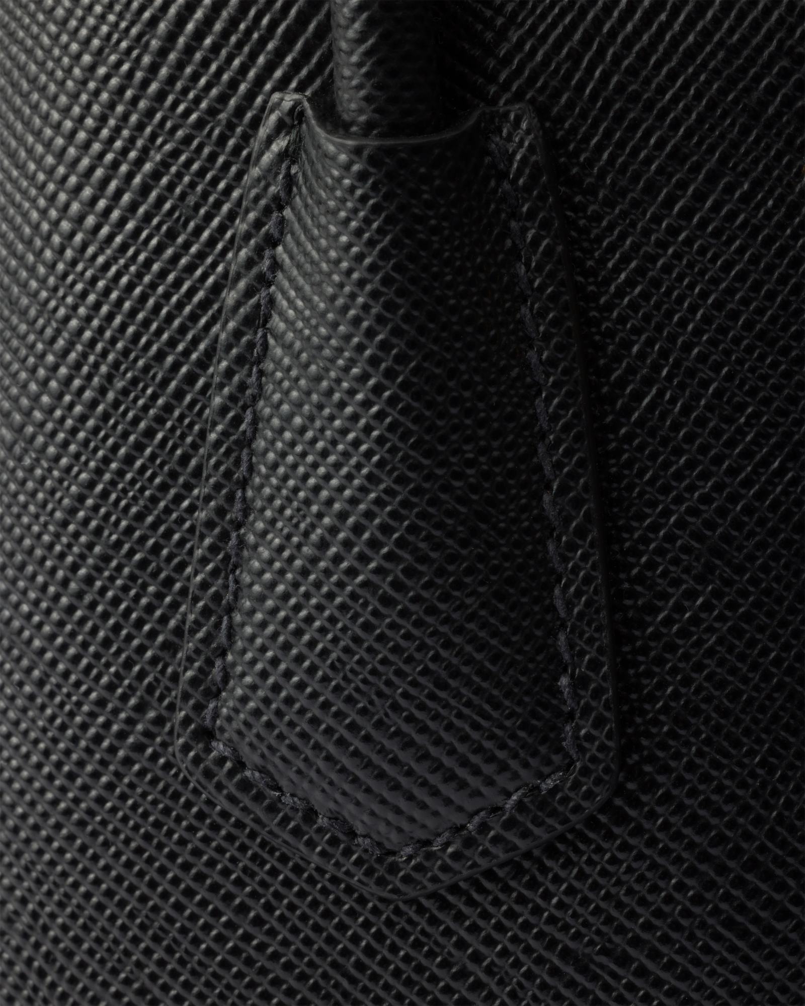 Prada Double Tote Bag In Black