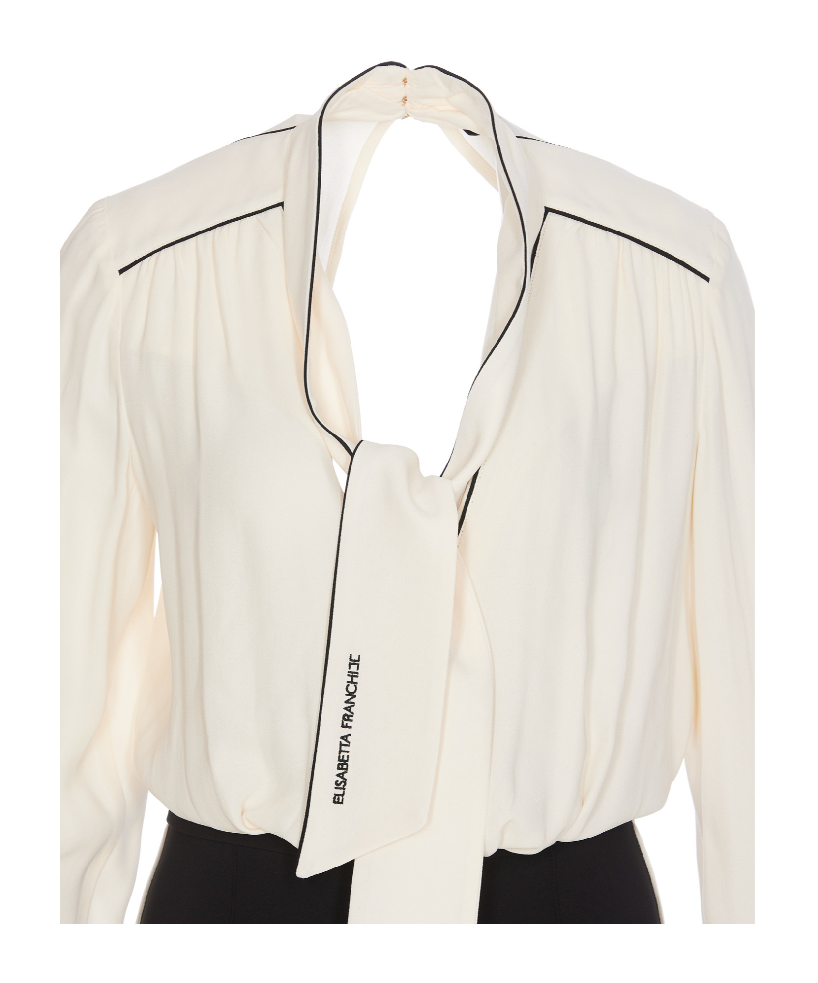 Elisabetta Franchi V-neck Jumpsuit In Black