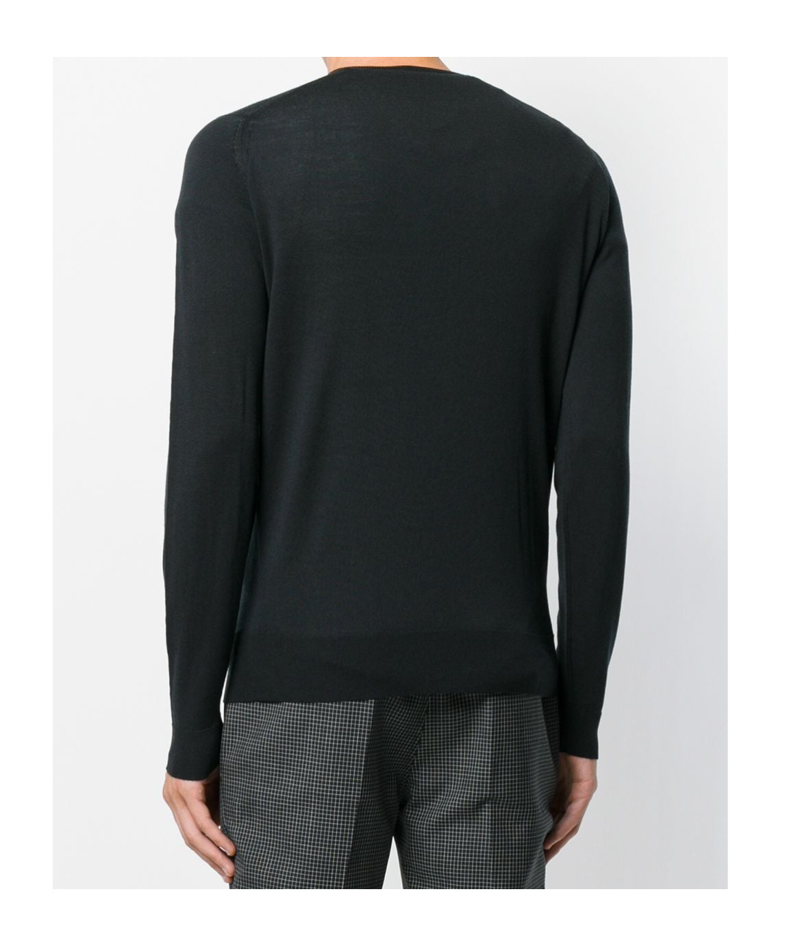 John Smedley Long-sleeved Sweater In Black