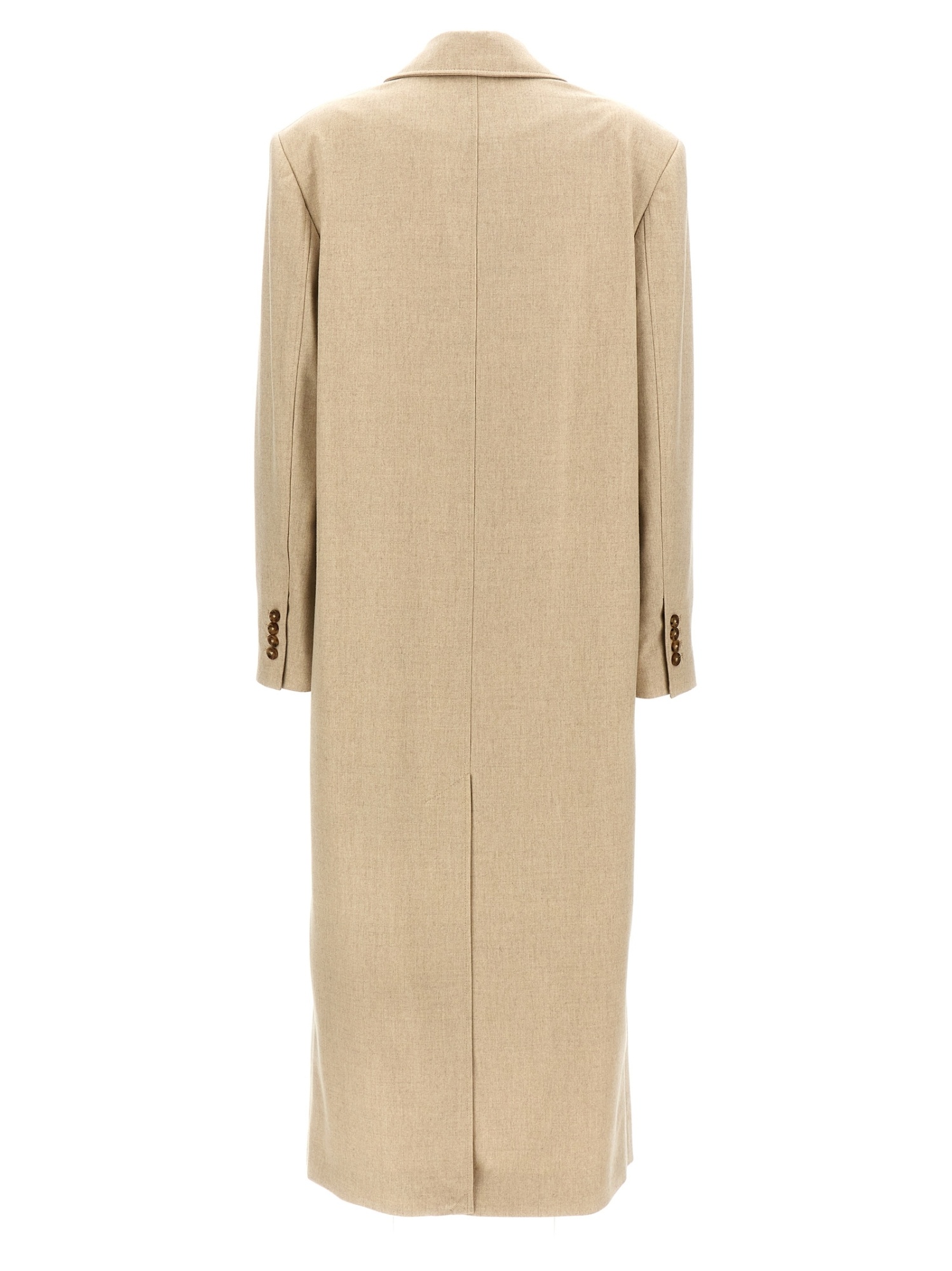 Loulou Studio Double-breasted Coat In Multi