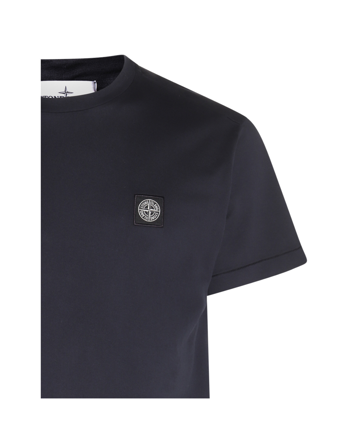 Stone Island Crew Neck Short Sleeves In Blue