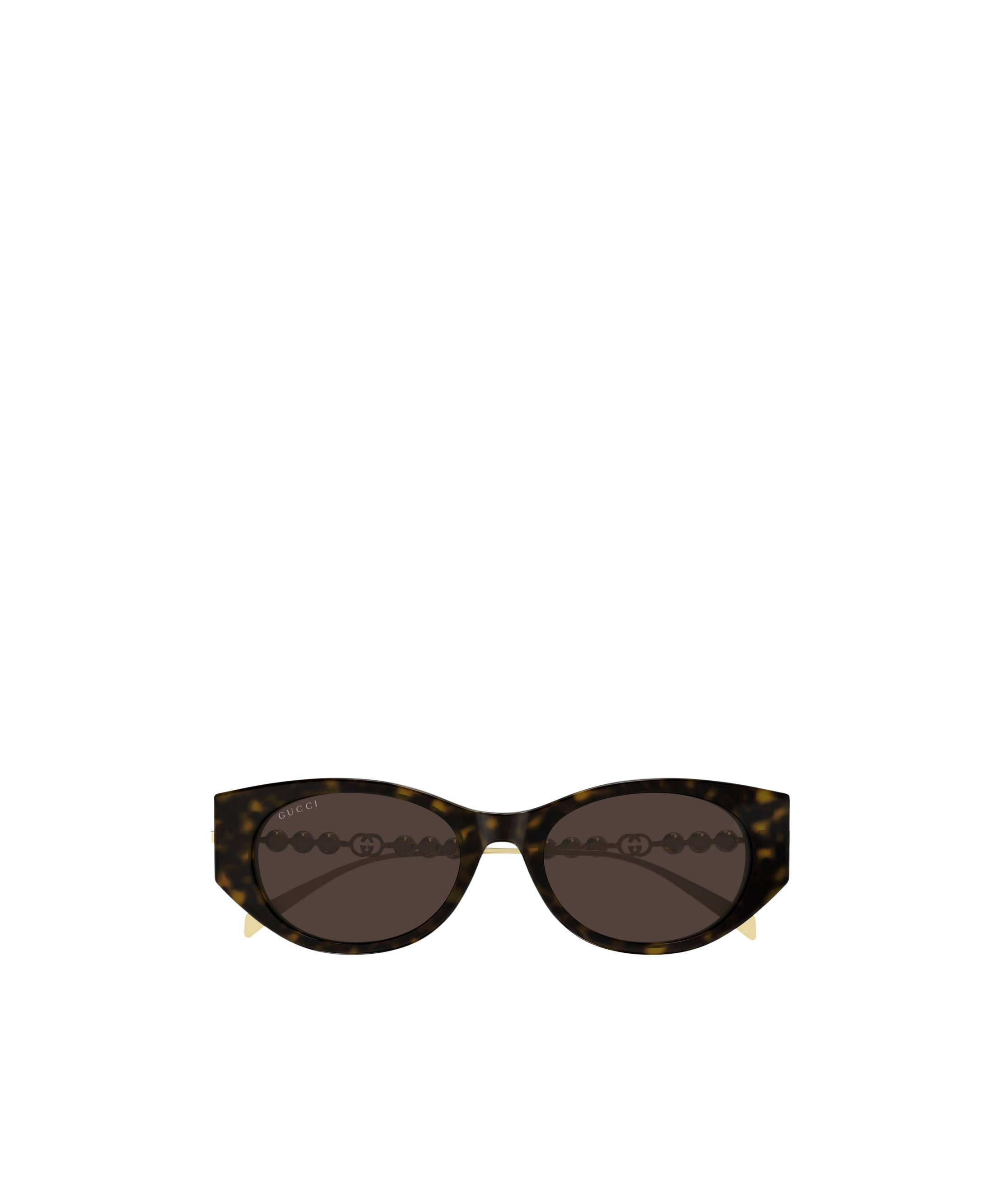 Gucci Eyewear Low Nose Bridge Fit Sunglasses In Black