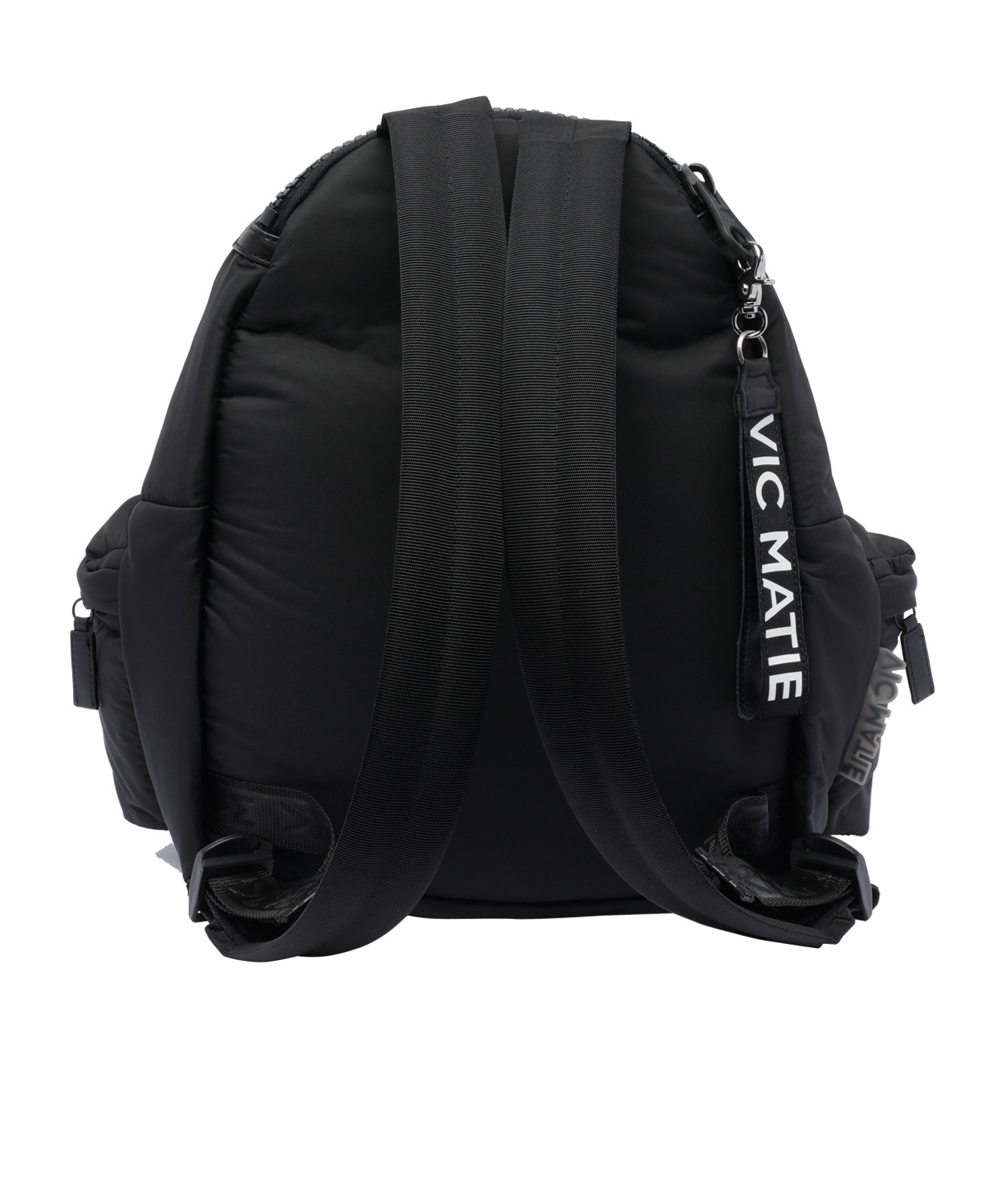 Vic Matie Zippered Backpack In Black