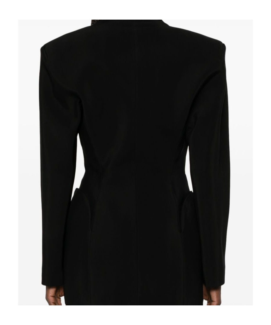 Mugler Tailored Jacket With Structured Shoulders