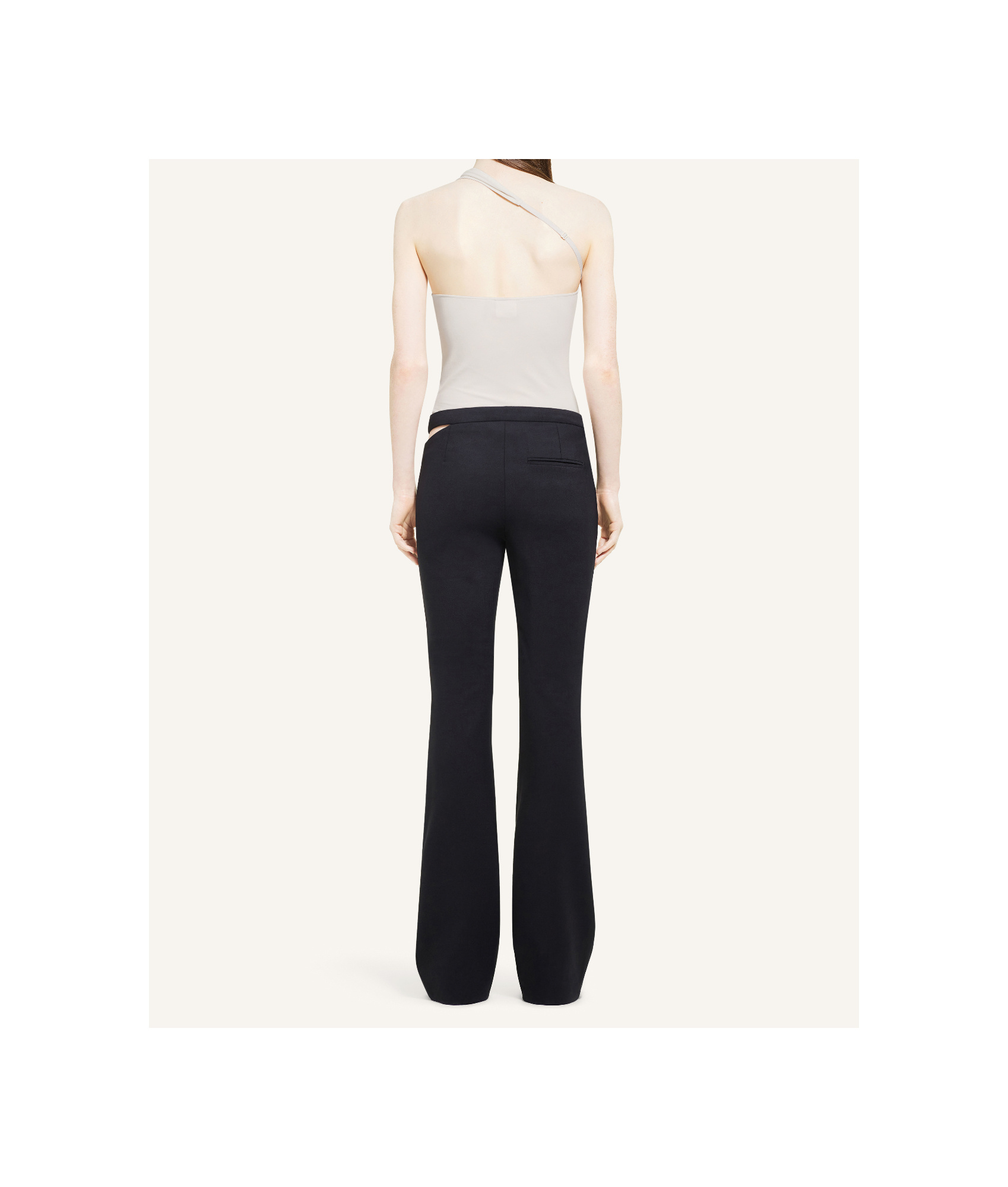 Courrèges Slash Trousers In Black