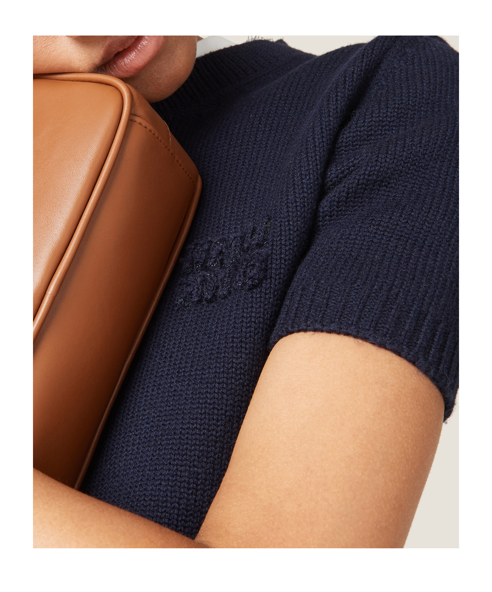 Miu Miu Wool And Nylon Mini-dress