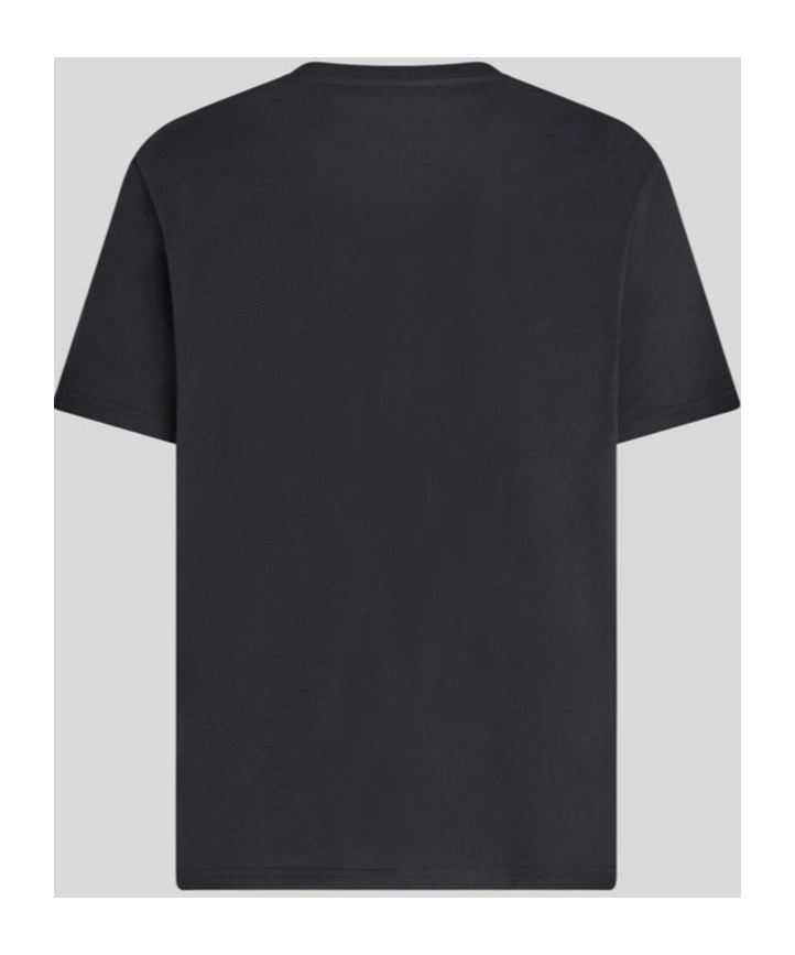 Etro Pegaso Embroidered Crewneck T-shirt In Black