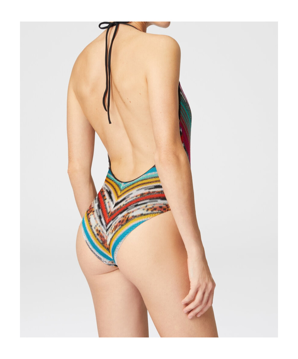 MISSONI STRIPED SWIMSUIT