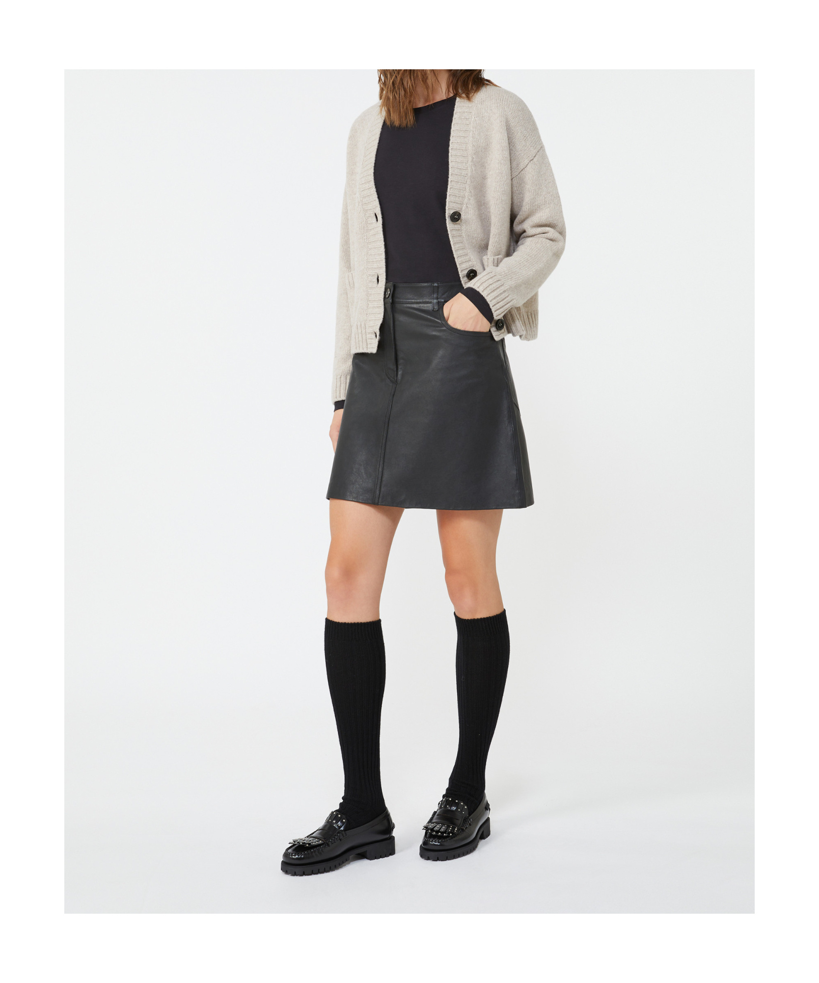 Weekend Max Mara V-neck Cardigan In Neutral