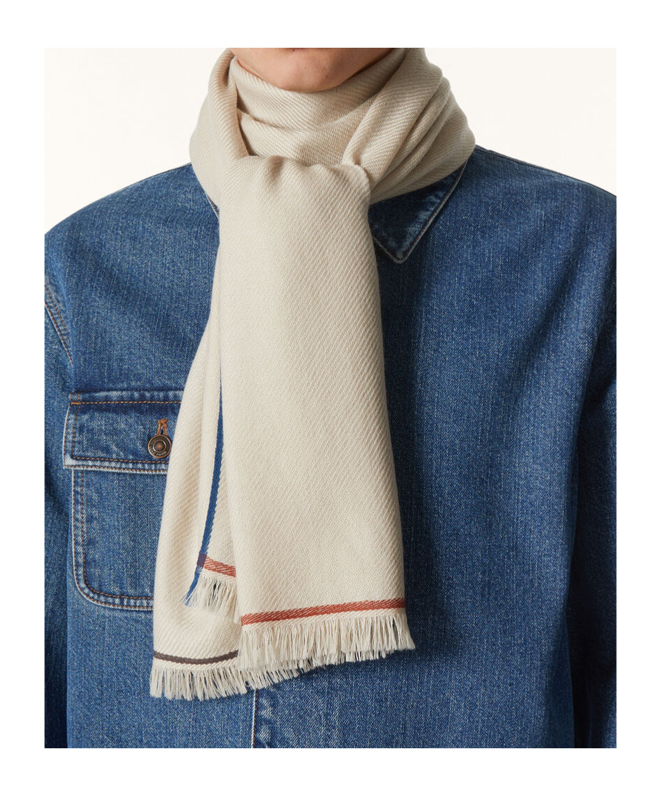 Loro Piana Four In Hand Scarf In Brown