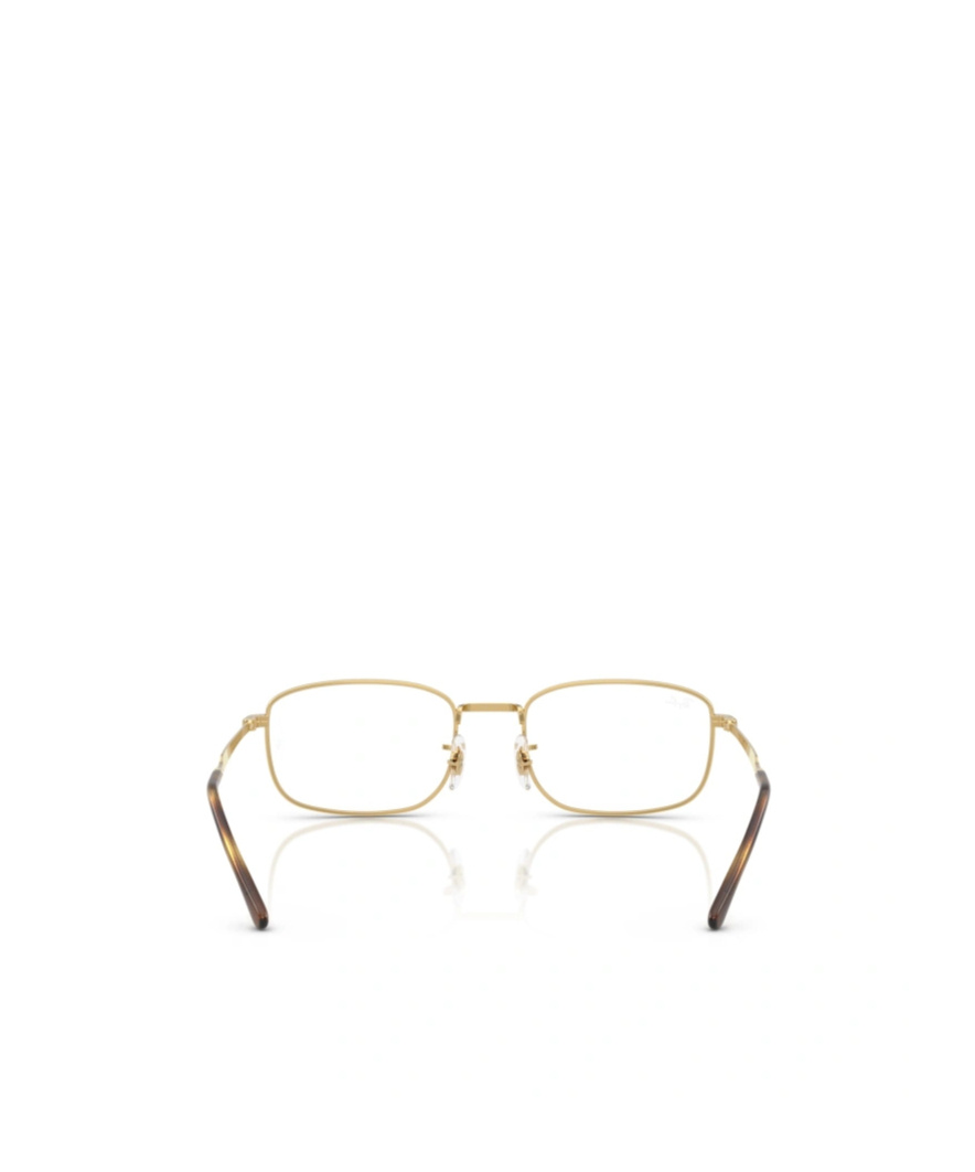 Ray Ban Geometric Frame Plain Mirror In Gold