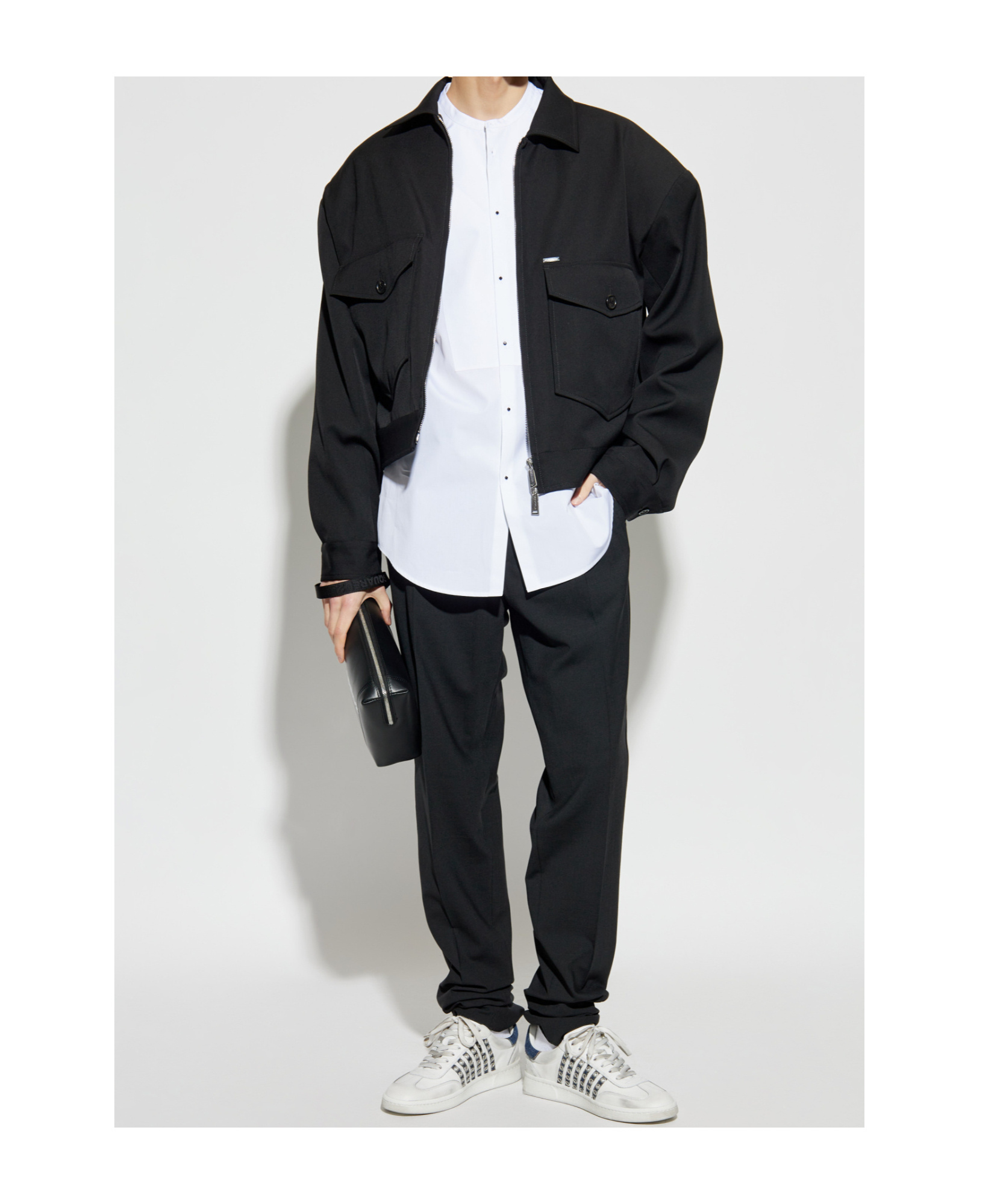 Dsquared2 Belt-loop Casual Pants In Black