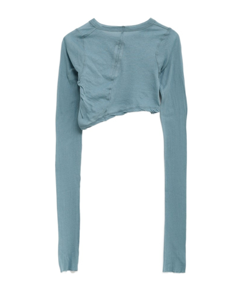 Rick Owens Long-sleeved Top In Blue