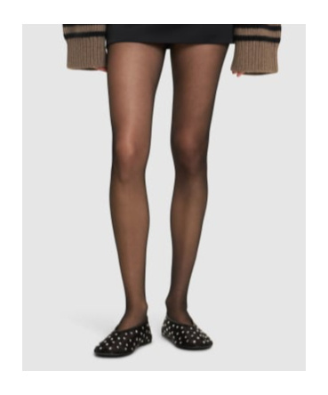 Khaite Marcy Crystal-embellished Mesh Ballet Flats