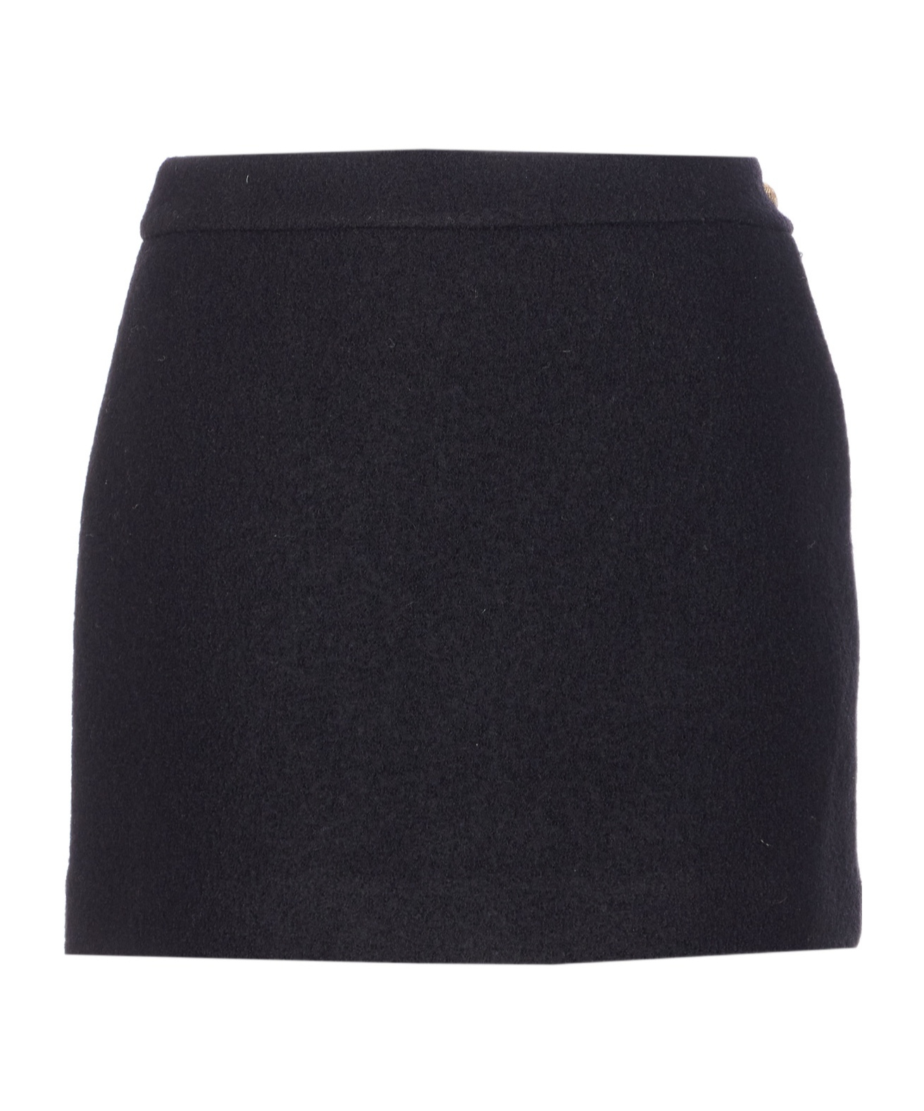 Dunst Zip Button Mini Skirt In Black