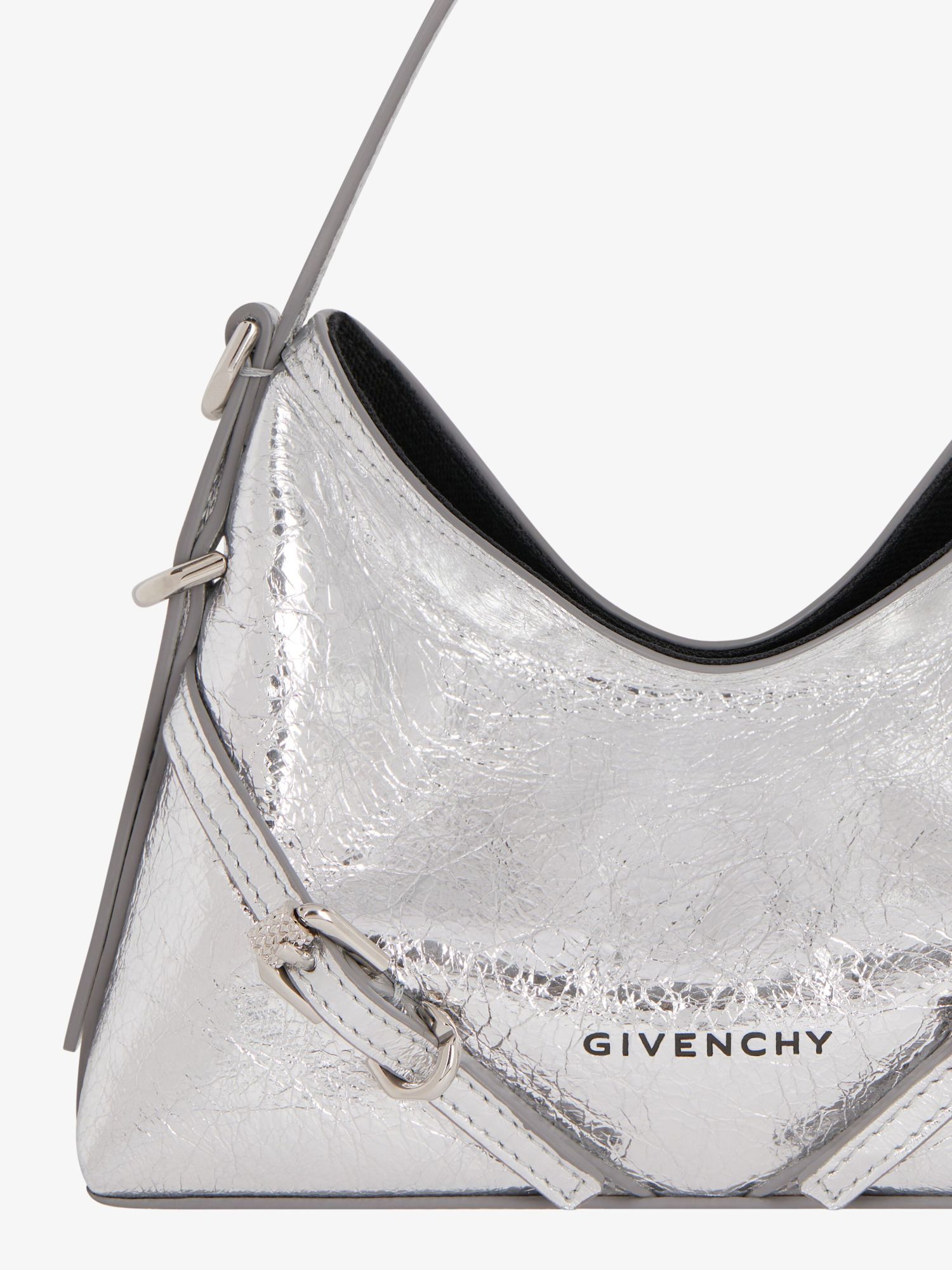 Givenchy Nano Voyou Shoulder Bag In White