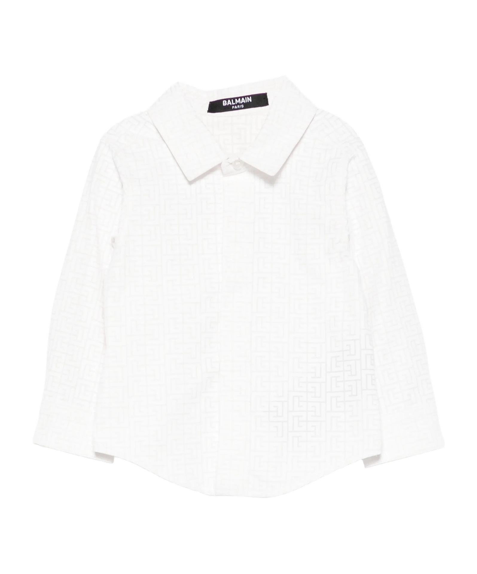 Balmain Geometric-pattern Shirt In White