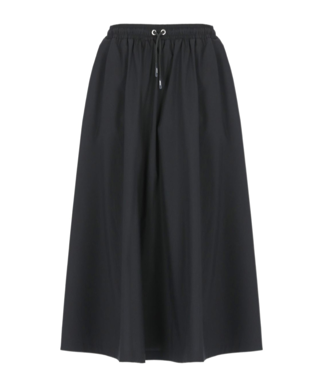 K-way Drawstring Pleat Detailed Skirt In Black