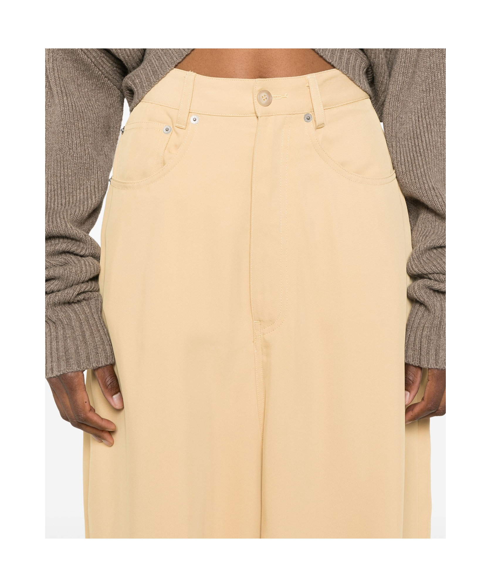 MM6 MAISON MARGIELA TWILL TROUSERS