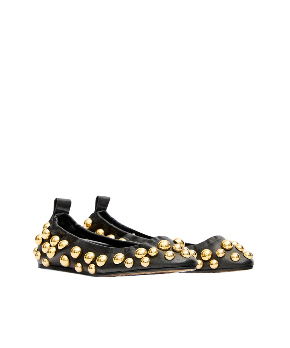 Isabel Marant Belna Studded Leather Ballet Flats
