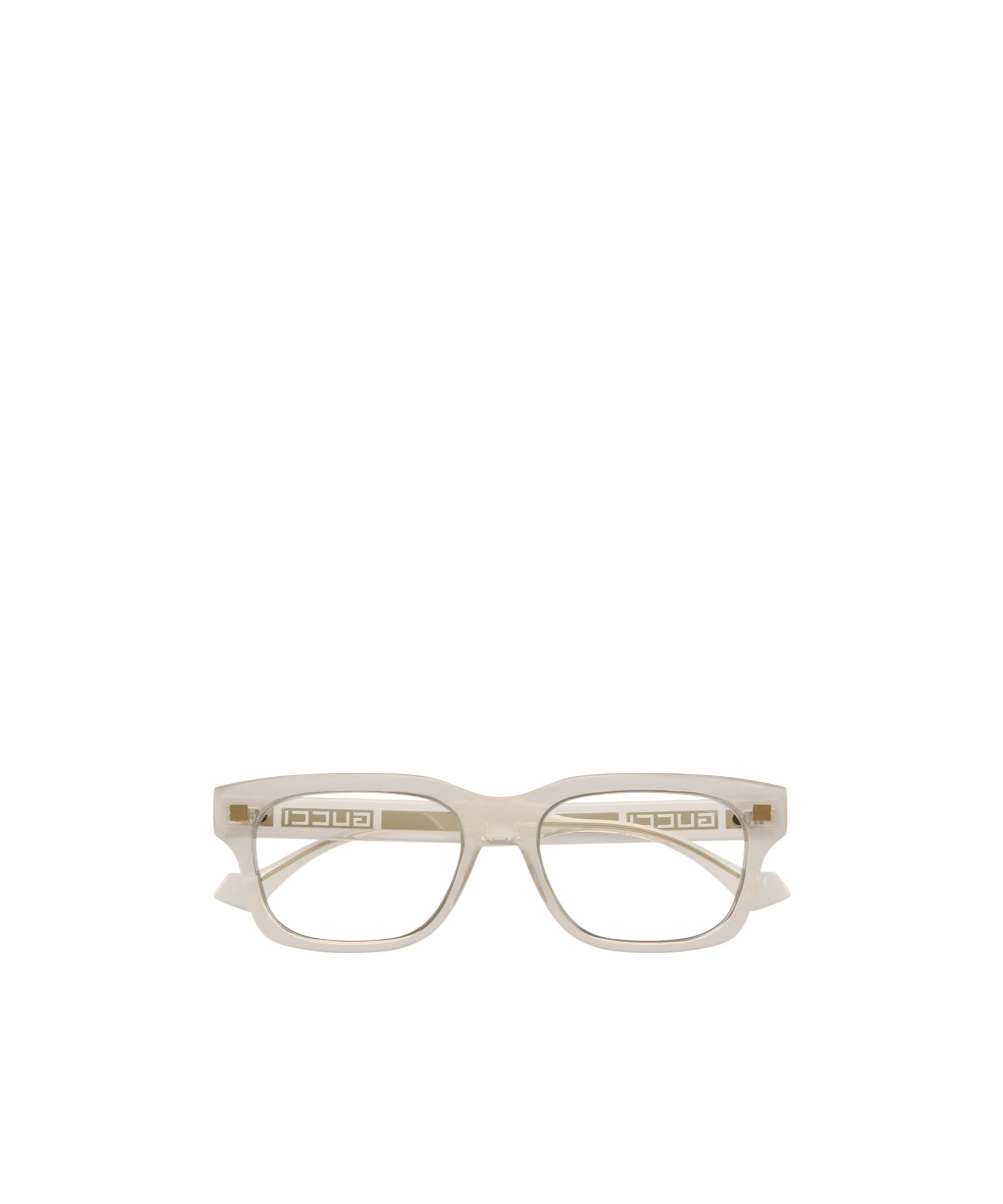 Gucci Eyewear Rectangle Frame Glasses In Nude