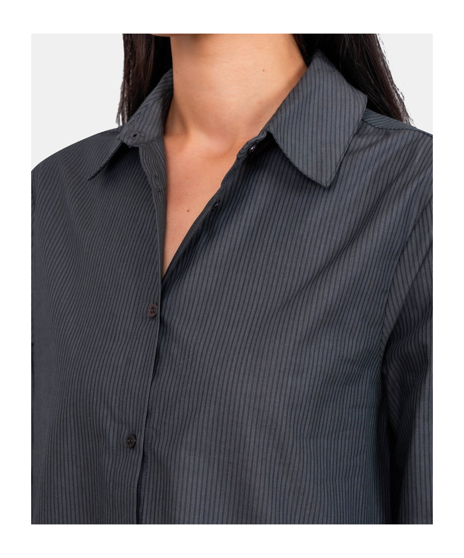 Paloma Wool Asymmetric Long-sleeve Shirt In Gray