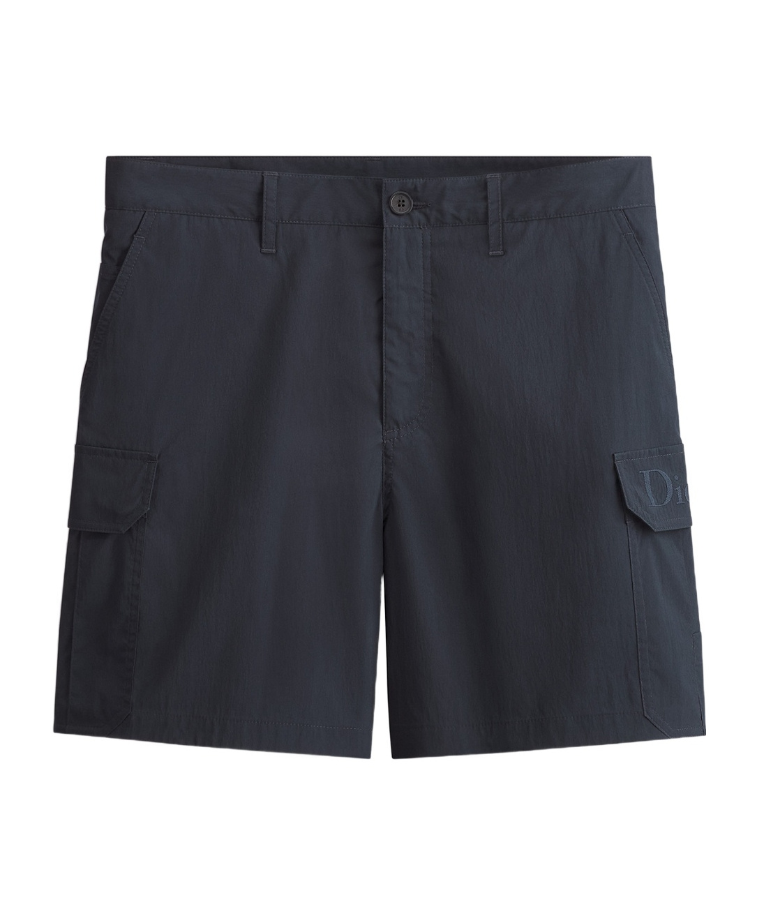 Dior Cargo Shorts With  Embroidery In Blue