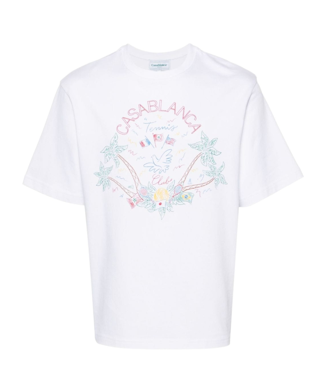 CASABLANCA SHORT-SLEEVED T-SHIRT