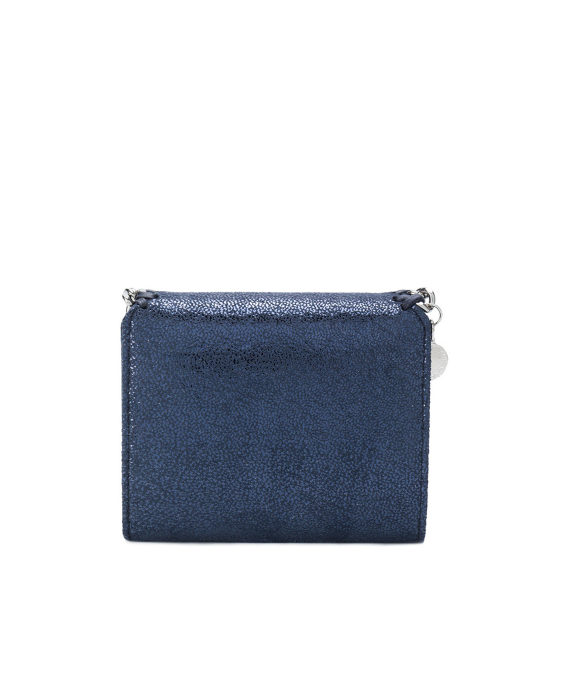 Stella Mccartney Whipstitch Wallet In Blue