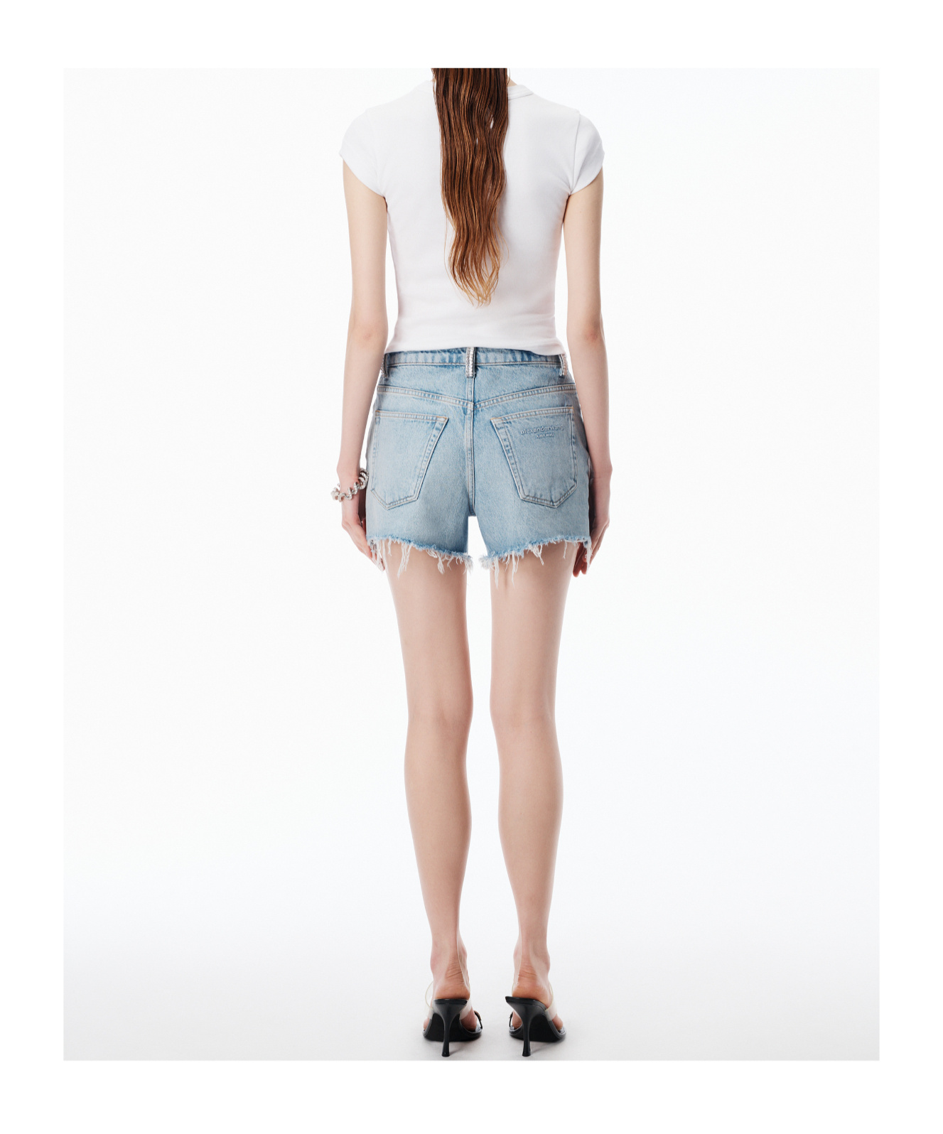 Alexander Wang Logo-embellished Crewneck T-shirt In White