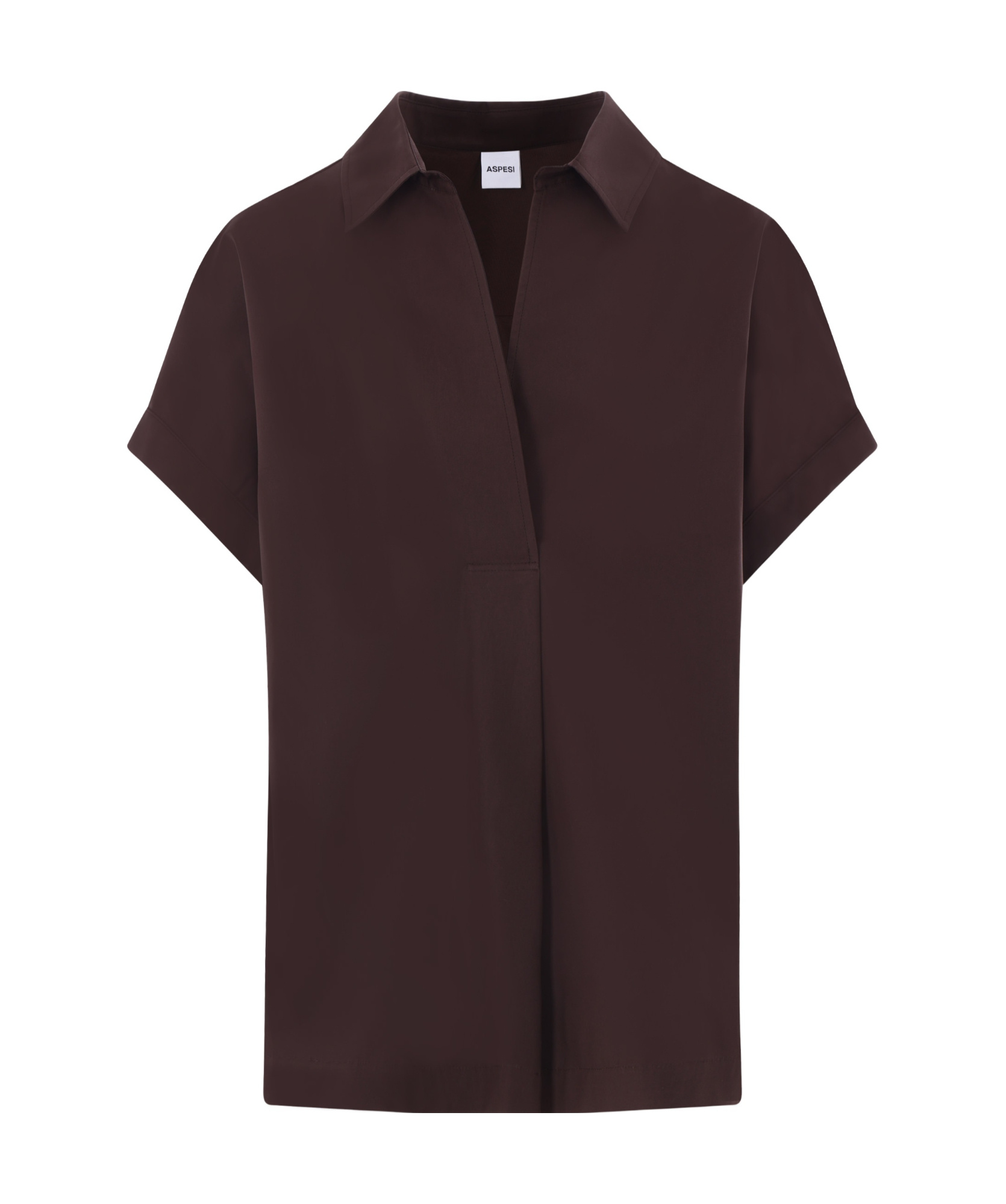 Shop Aspesi Classic Tailored Shirt Top In Black