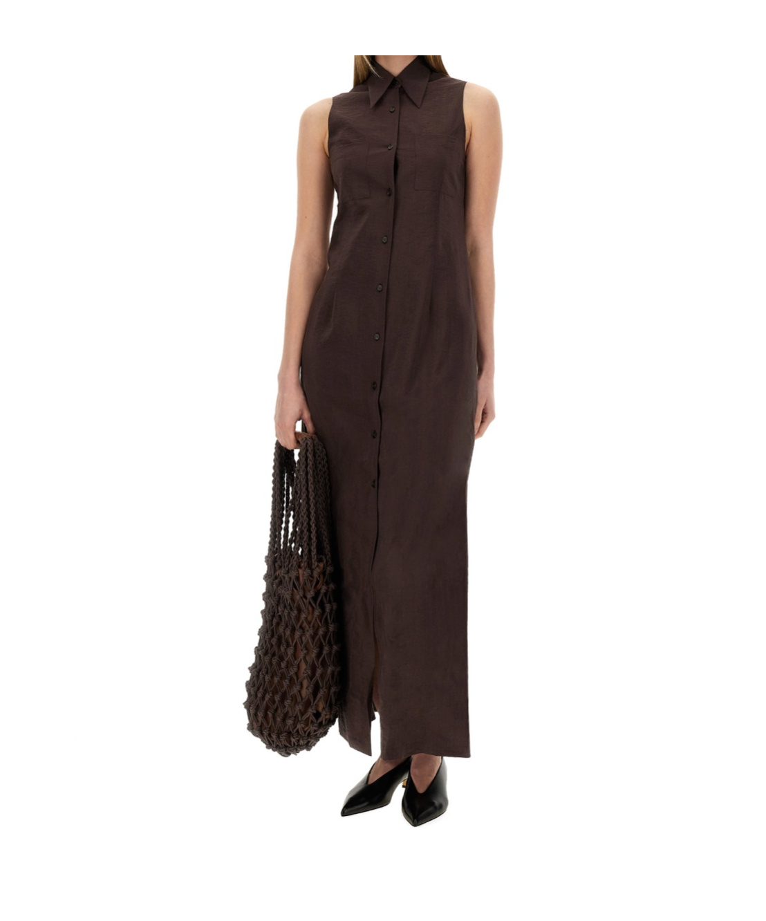 Shop Alysi Canvas Chemisier Maxi Dress