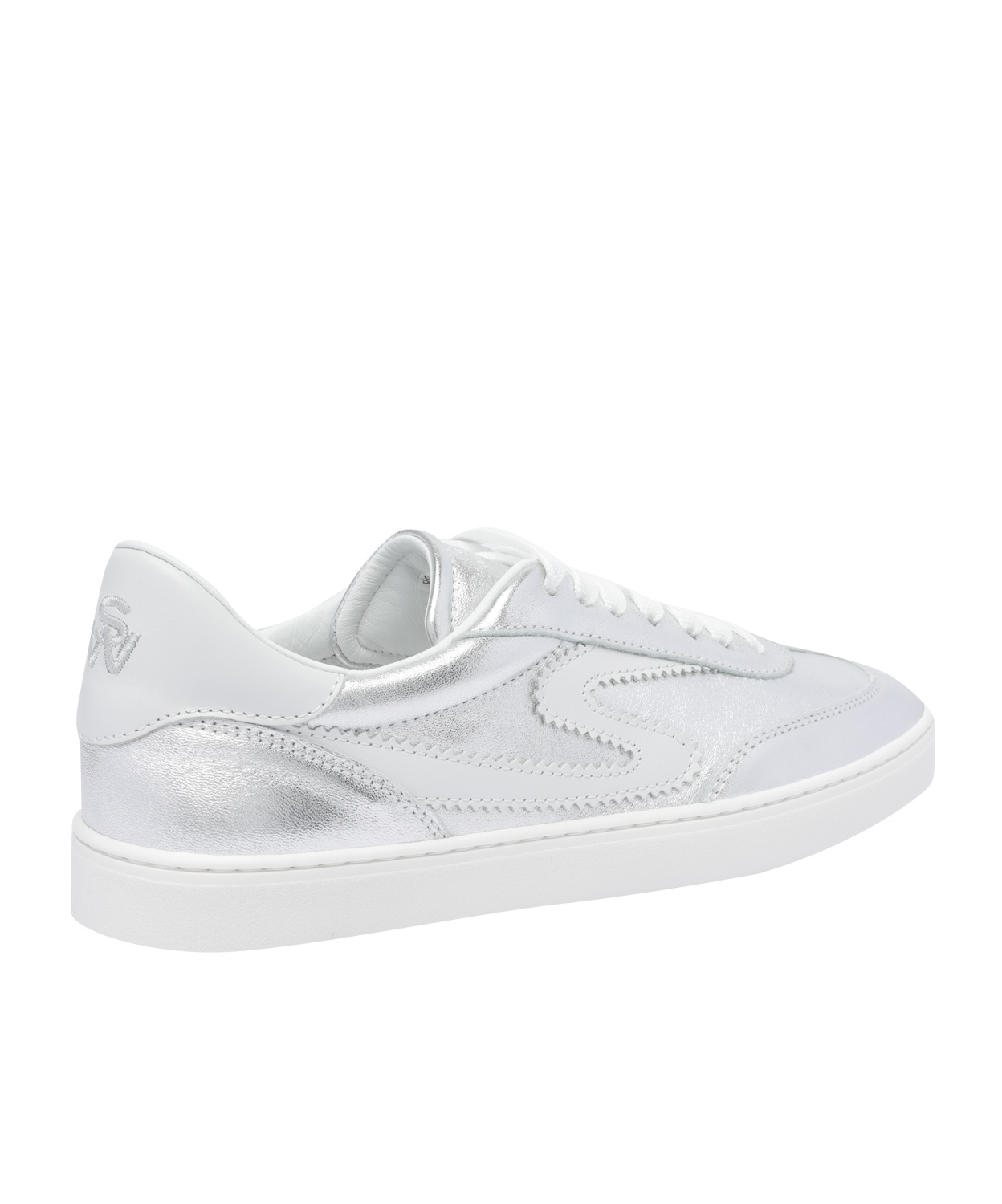 Stuart Weitzman Lace-up Sneakers In White