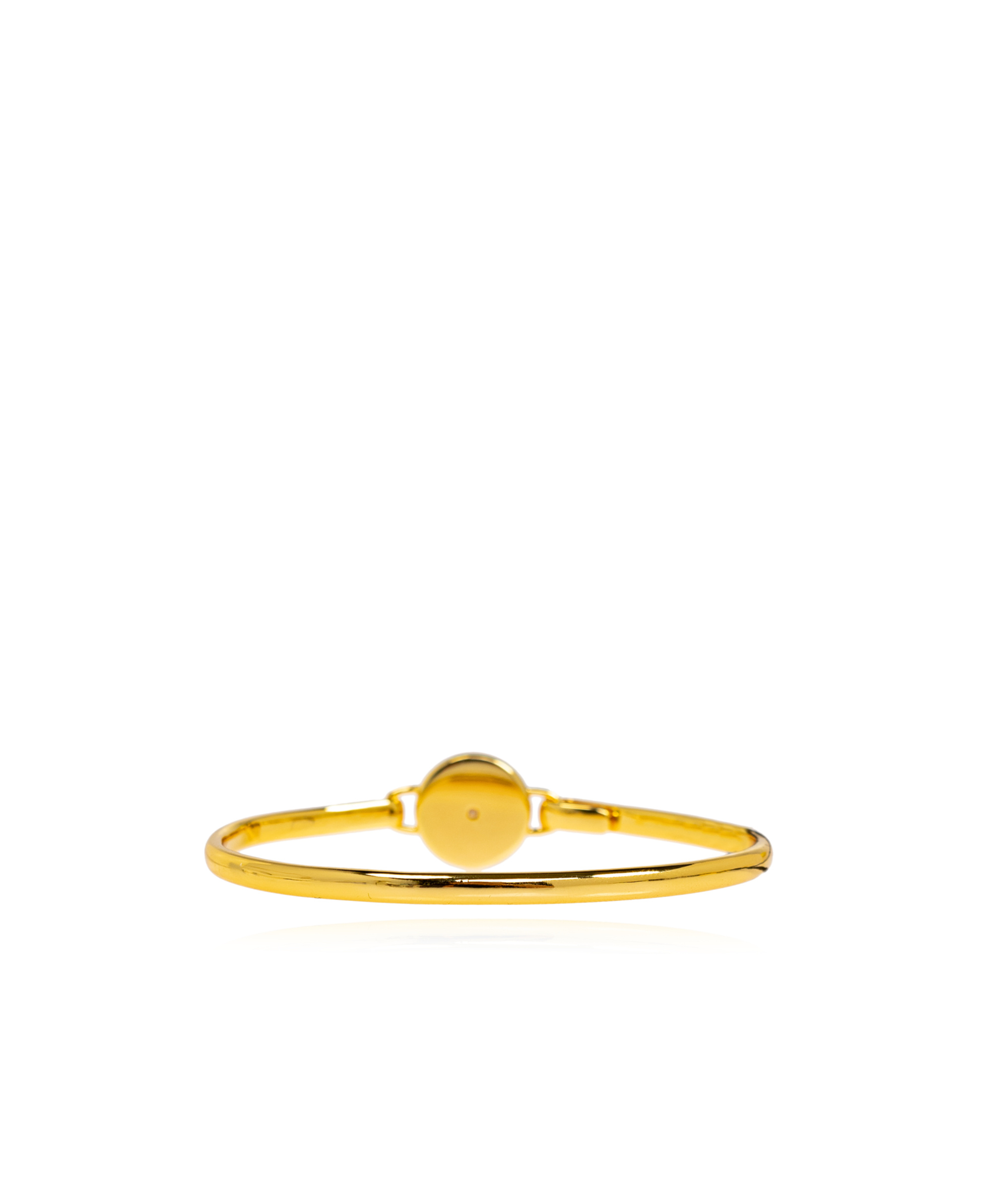 Marc Jacobs The Button Hinge Enamel Bracelet In Yellow