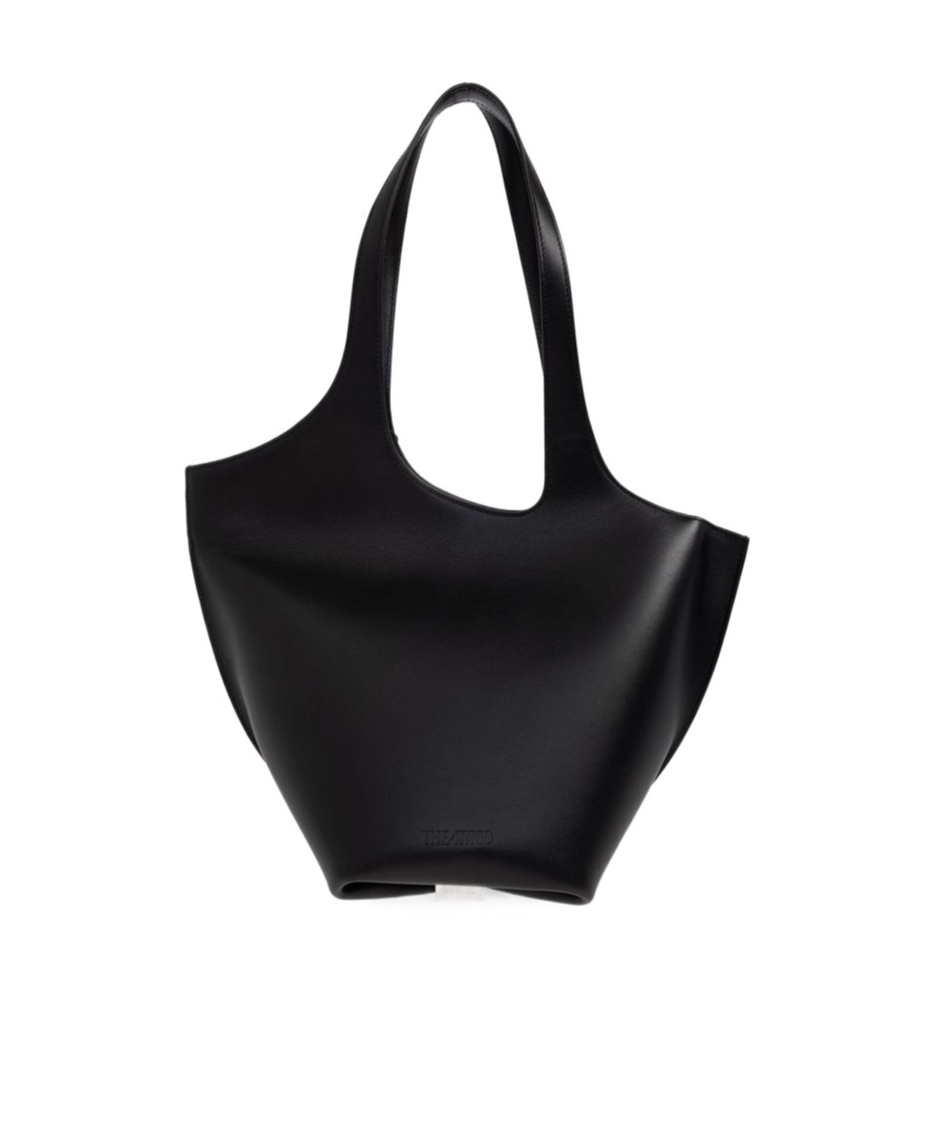 Attico Medium La Scoop Tote Bag In Black