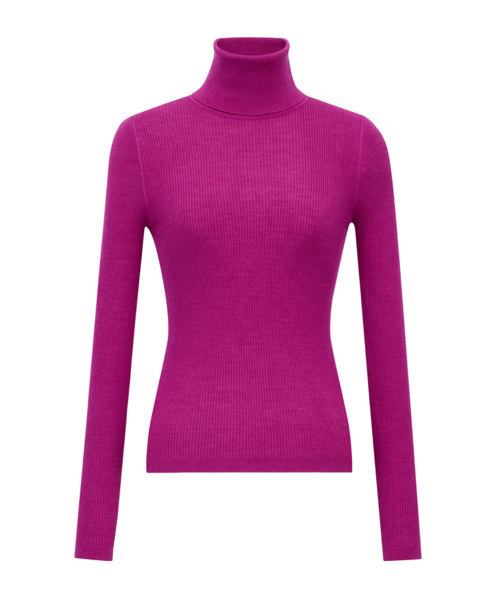 Saint Laurent Turtleneck Top In Purple
