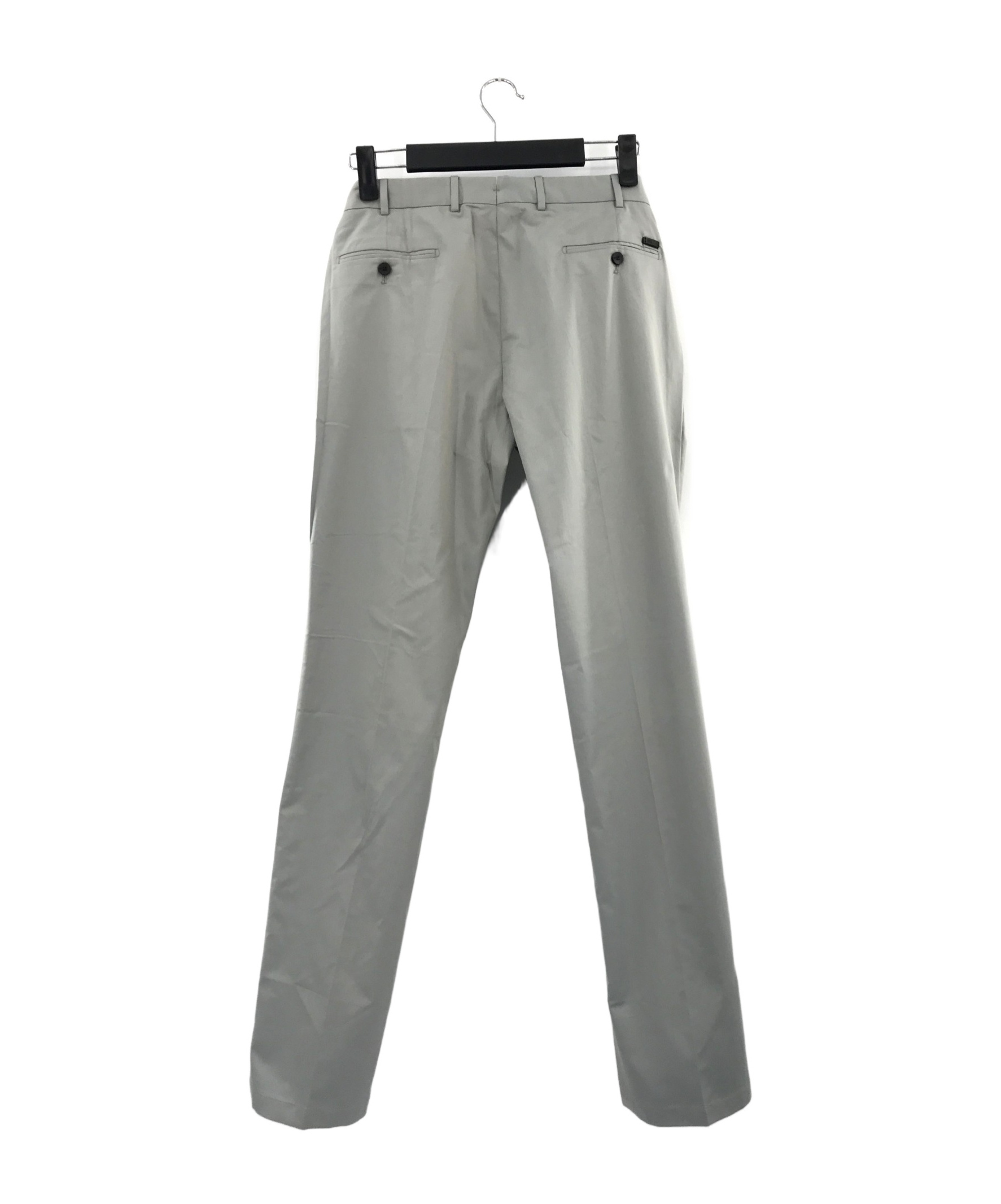 Armani Collezioni Belt-loop Casual Pants In Gray