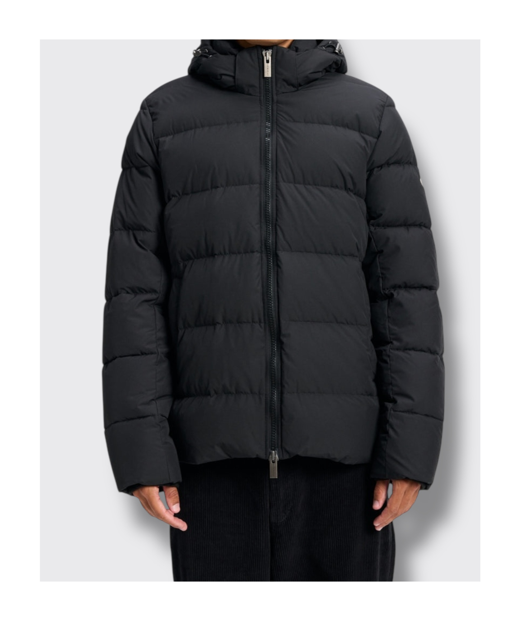 Pyrenex Long-sleeved Cotton Jacket In Black