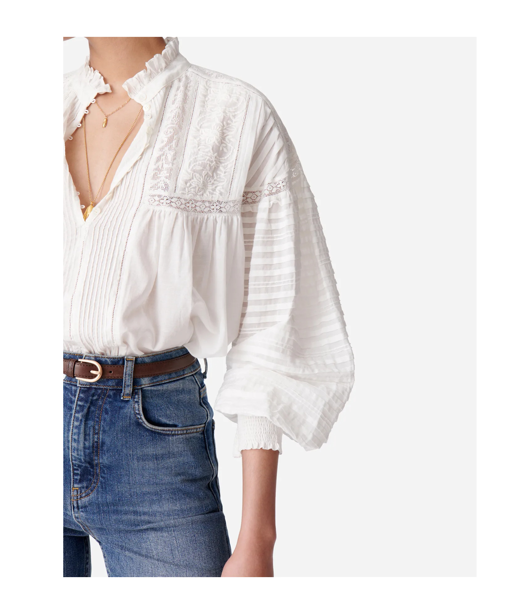 Vanessa Bruno Long-sleeved Shirt In White