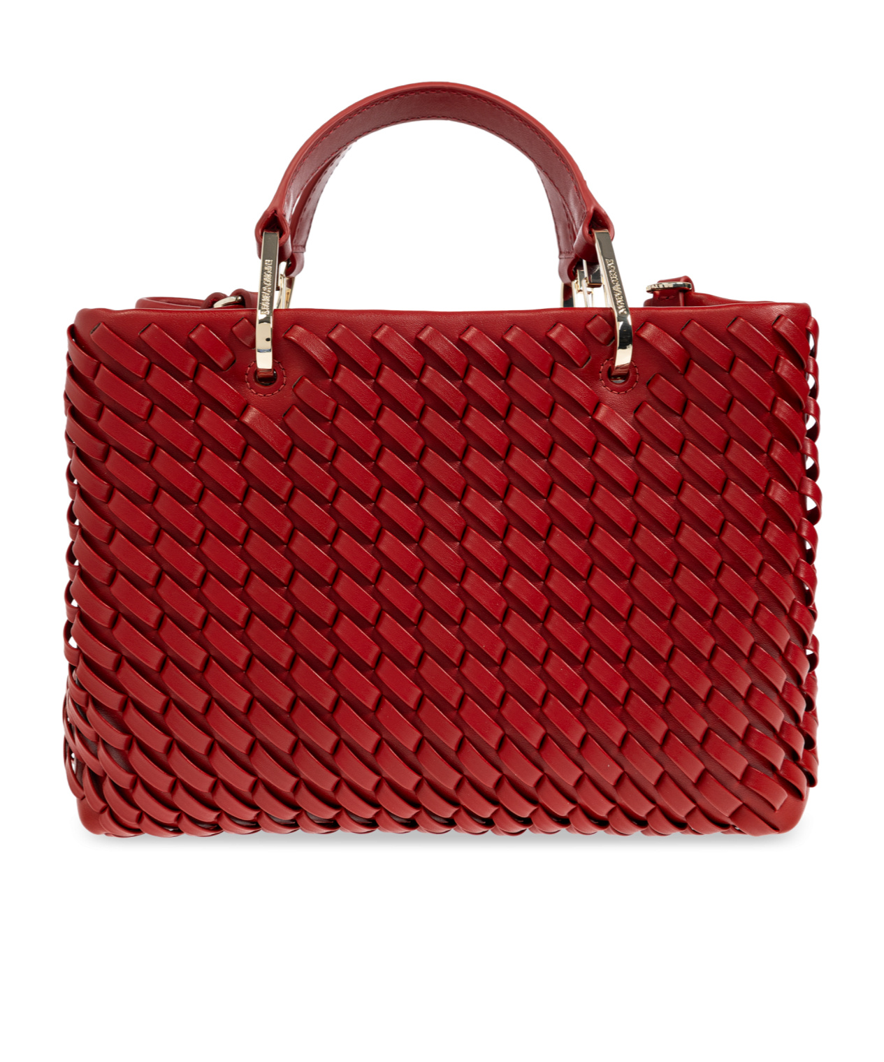 Shop Emporio Armani Myea Tote Bag In Red
